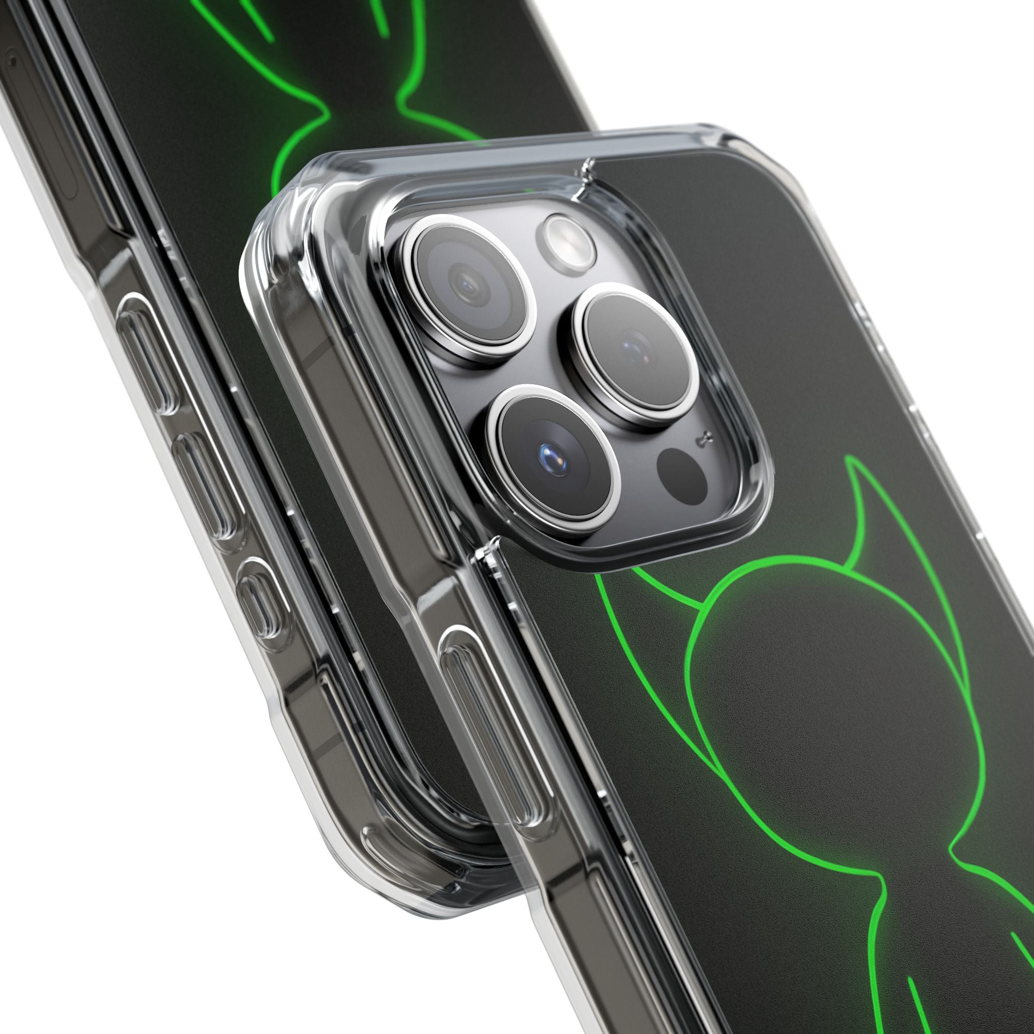 Neon Horned Glow iPhone 15 Pro Case - Impact