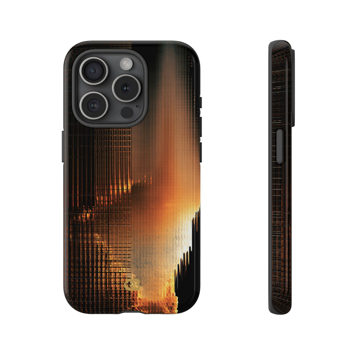 Luminous Grid · Tough Phone Case for iPhone · Black