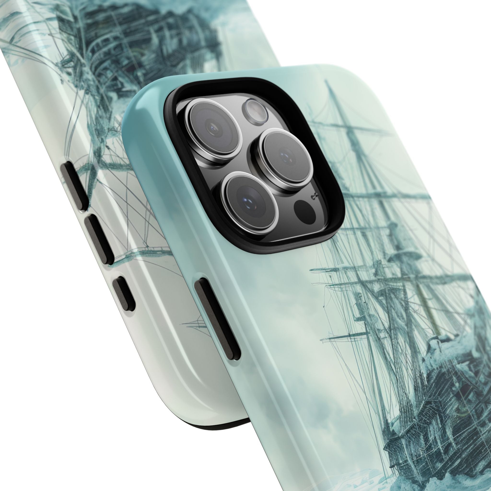 Icebound Ship iPhone 16 Pro Max -kovauskuori - Tough