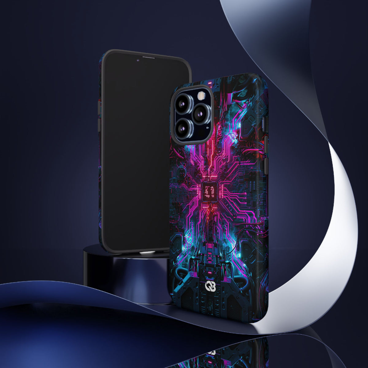 Neural Circuit Core · Tough Phone Case for iPhone · Black