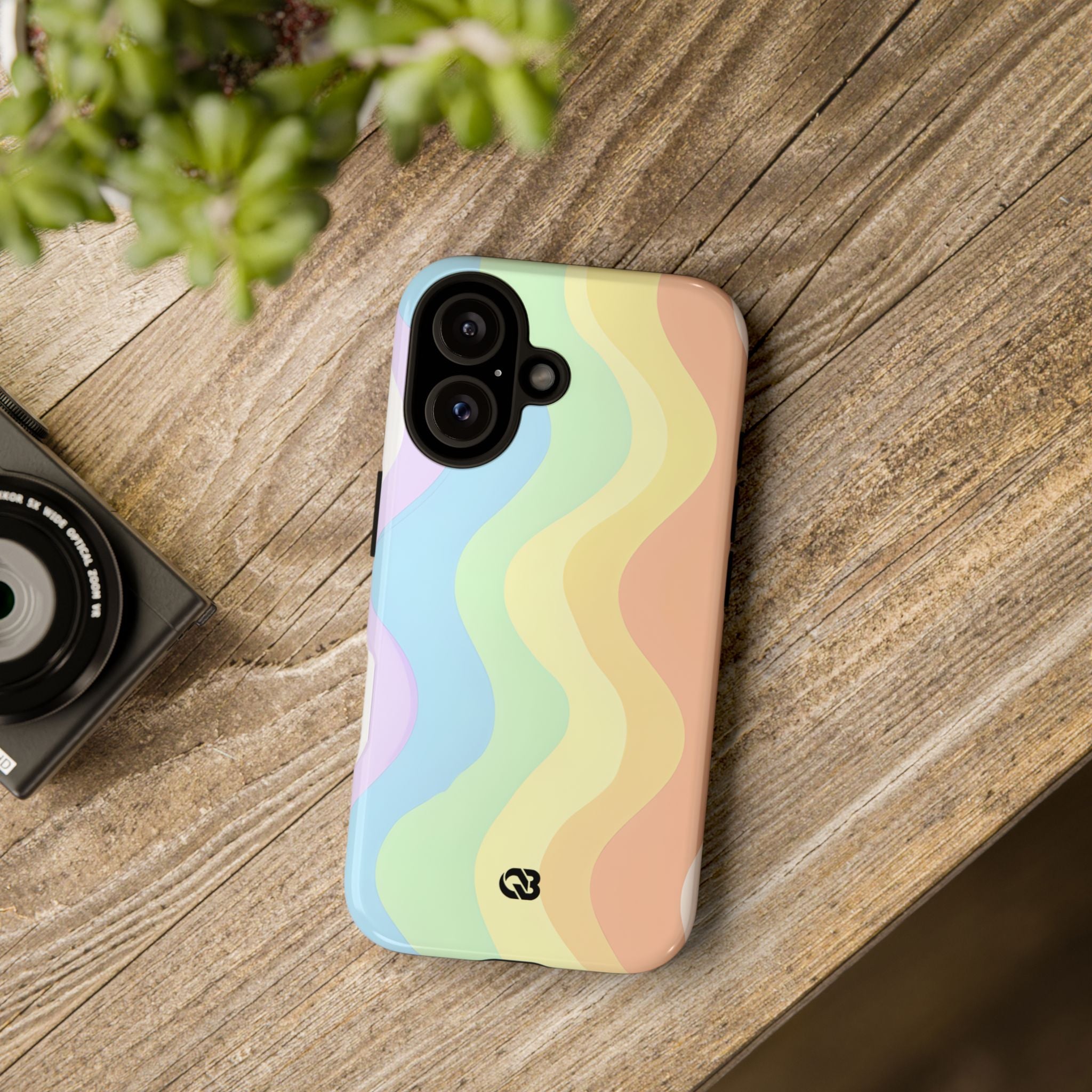 Pastel Ripple Flow · Tough Case na iPhone