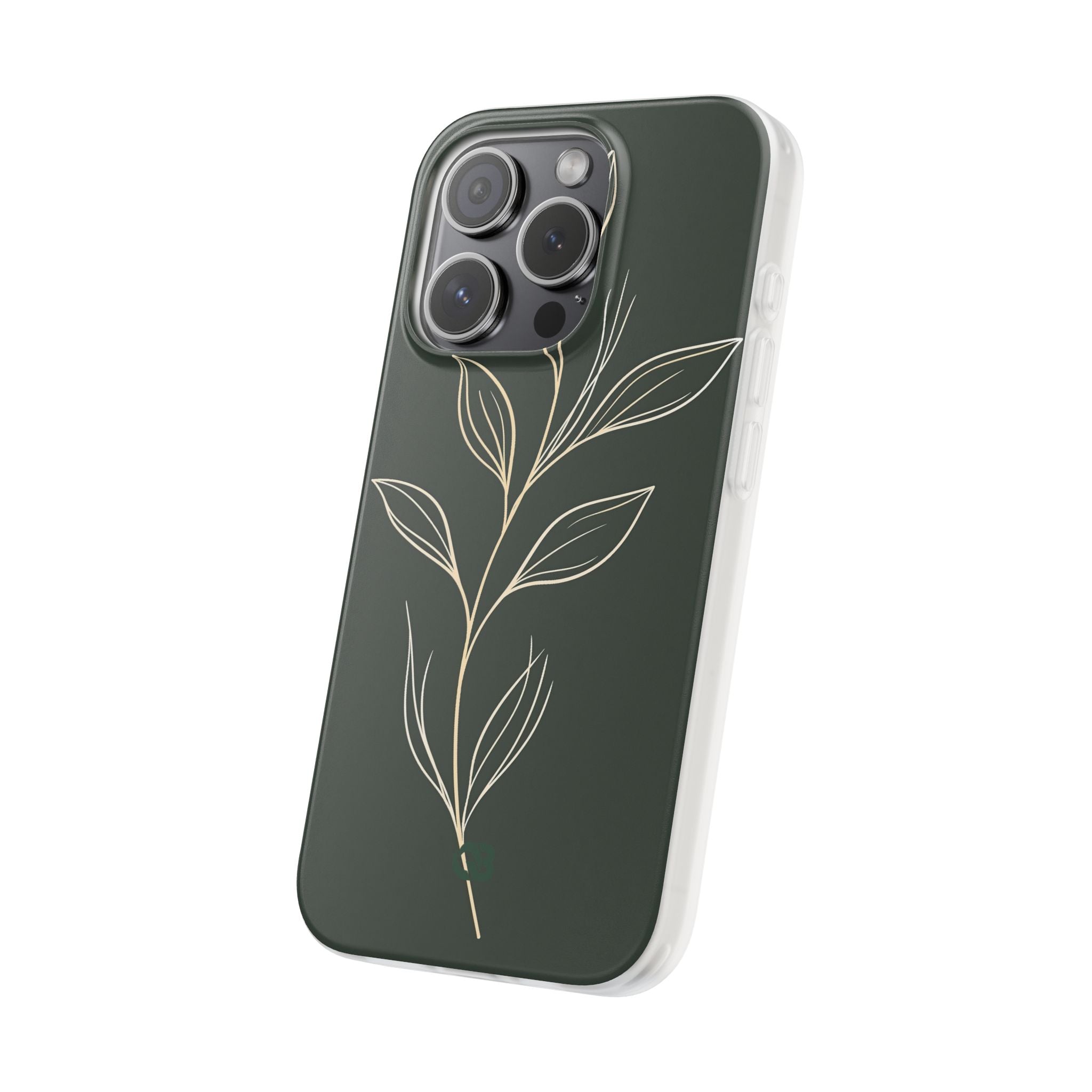 Green Lite Phone Case for iPhone - Deep Moss Willow