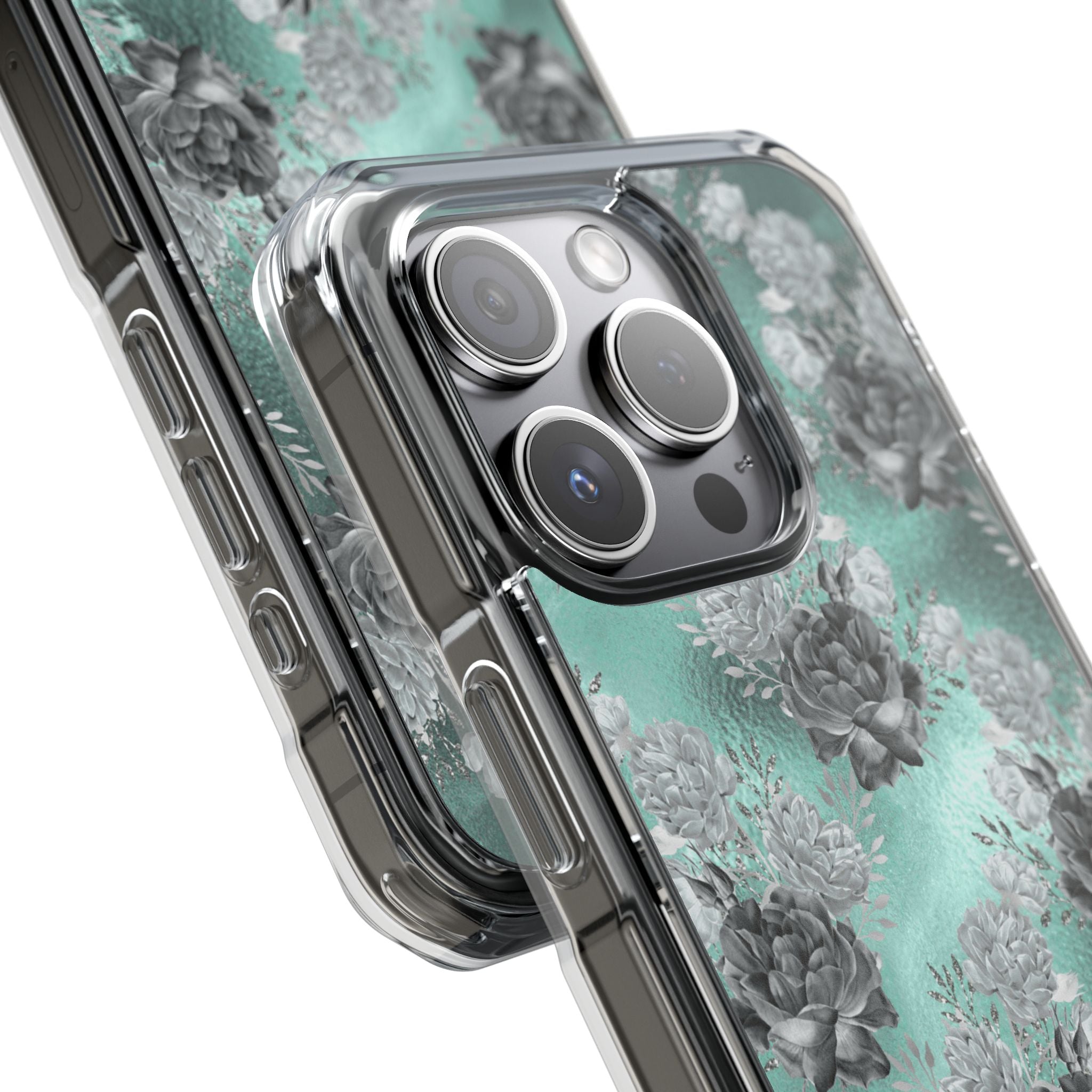 Frost Mint Floral · Impact Magsafe
