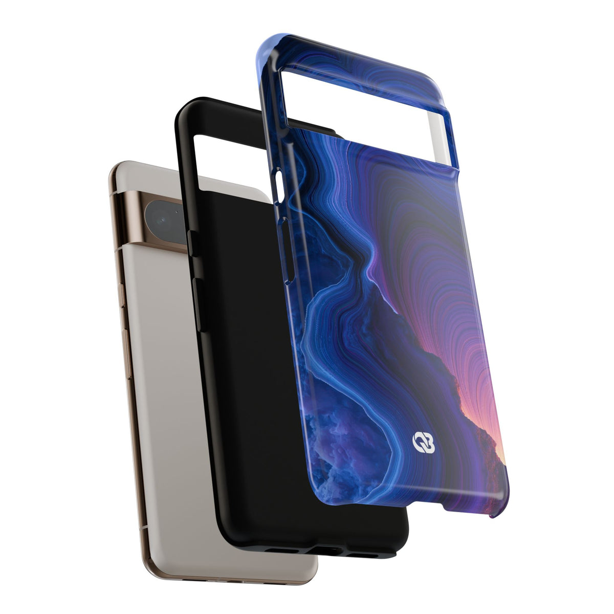 Radiant Strata · Tough Phone Case for Pixel · Blue