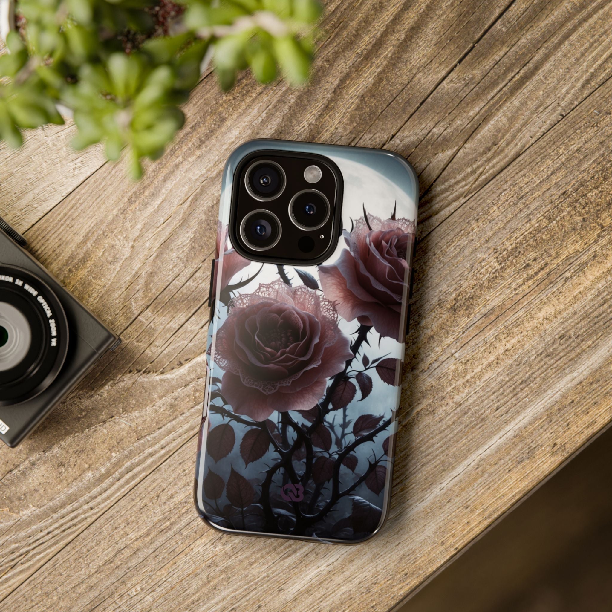 Lunar Lace Petals · Tough Coque de téléphone pour iPhone