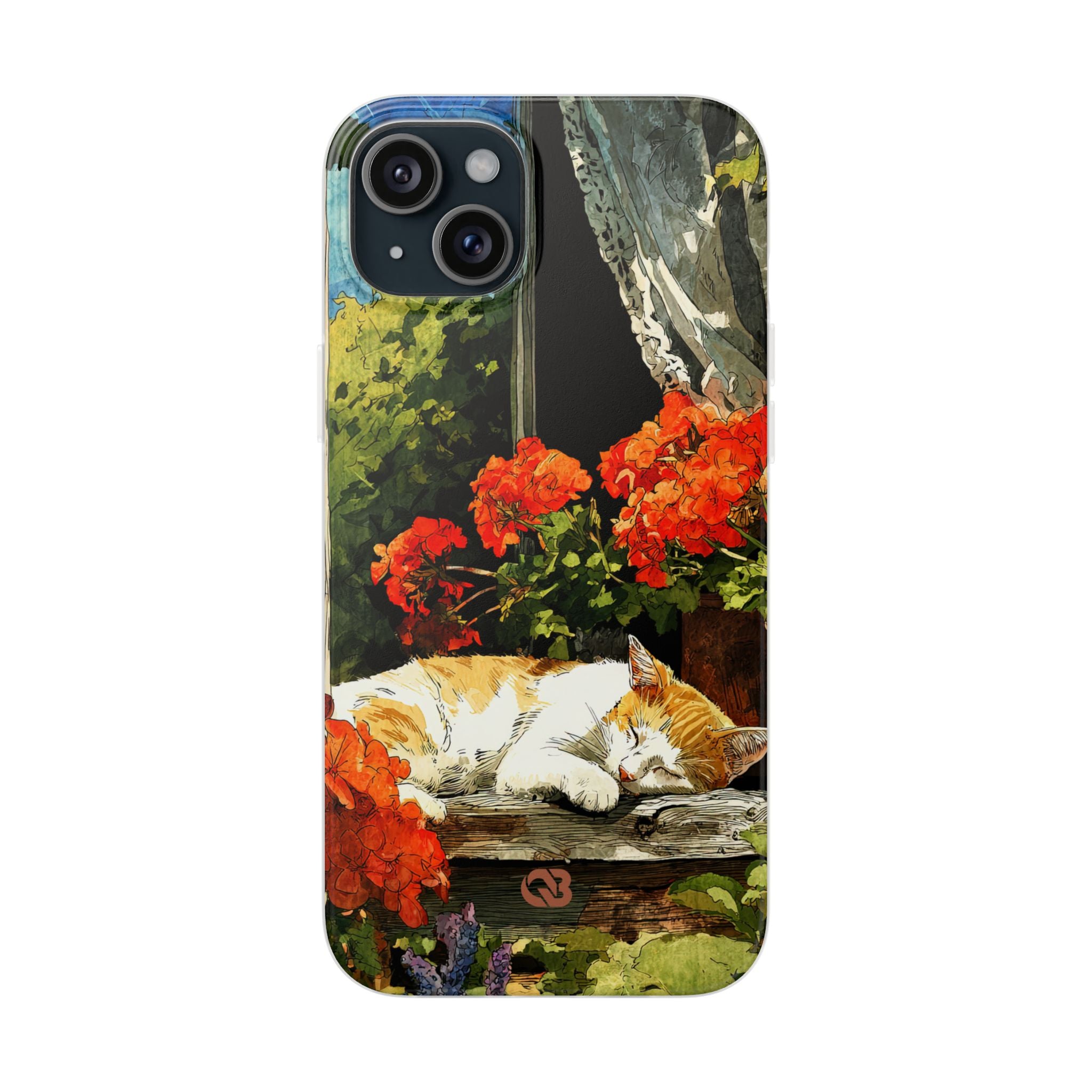 Sleeping Ginger Bloom · Soft Hoesje voor iPhone