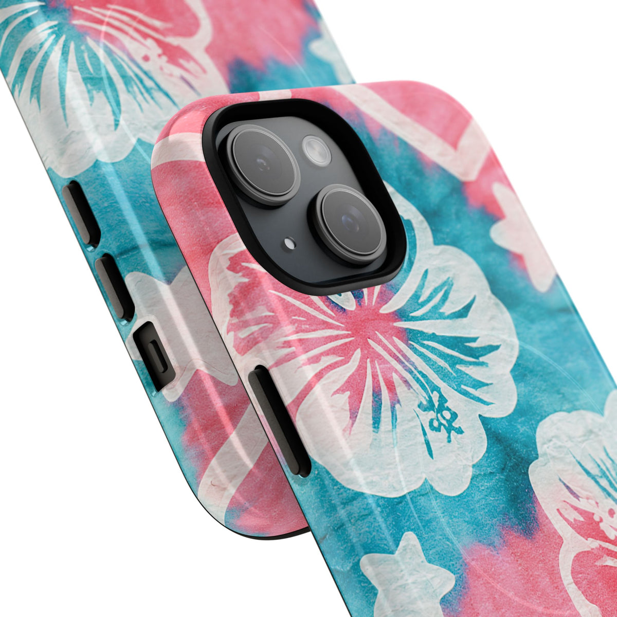 Tropical Hibiscus Bloom · Tough 2.0 Magnetic Phone Case for iPhone · Teal
