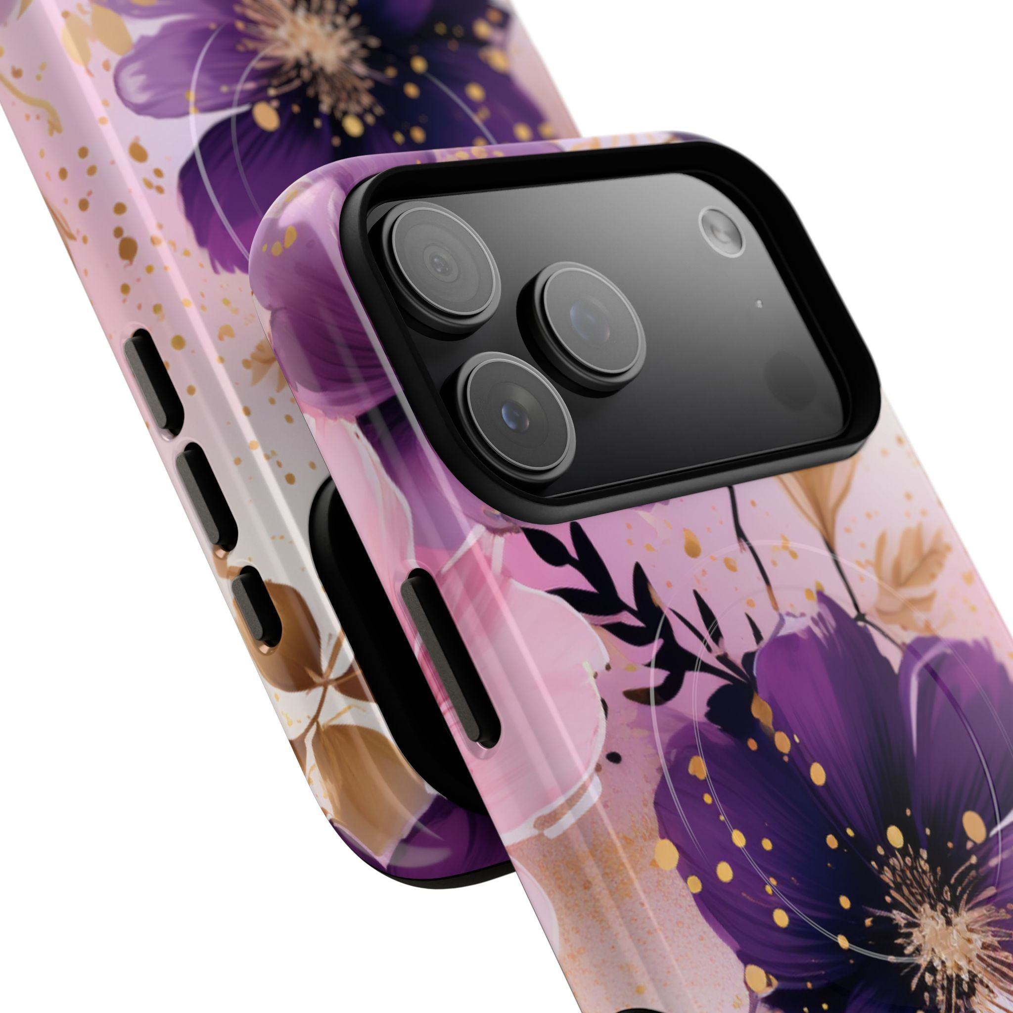 Gilded Violet Bloom · Tough+ Phone Case for iPhone · Magsafe