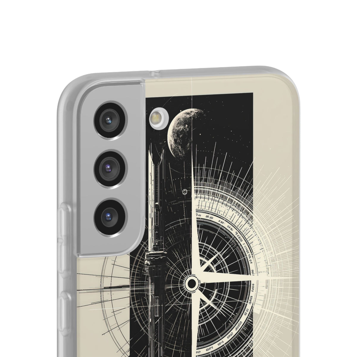 Beige Lite Phone Case for Samsung - Zenith Vector Spire