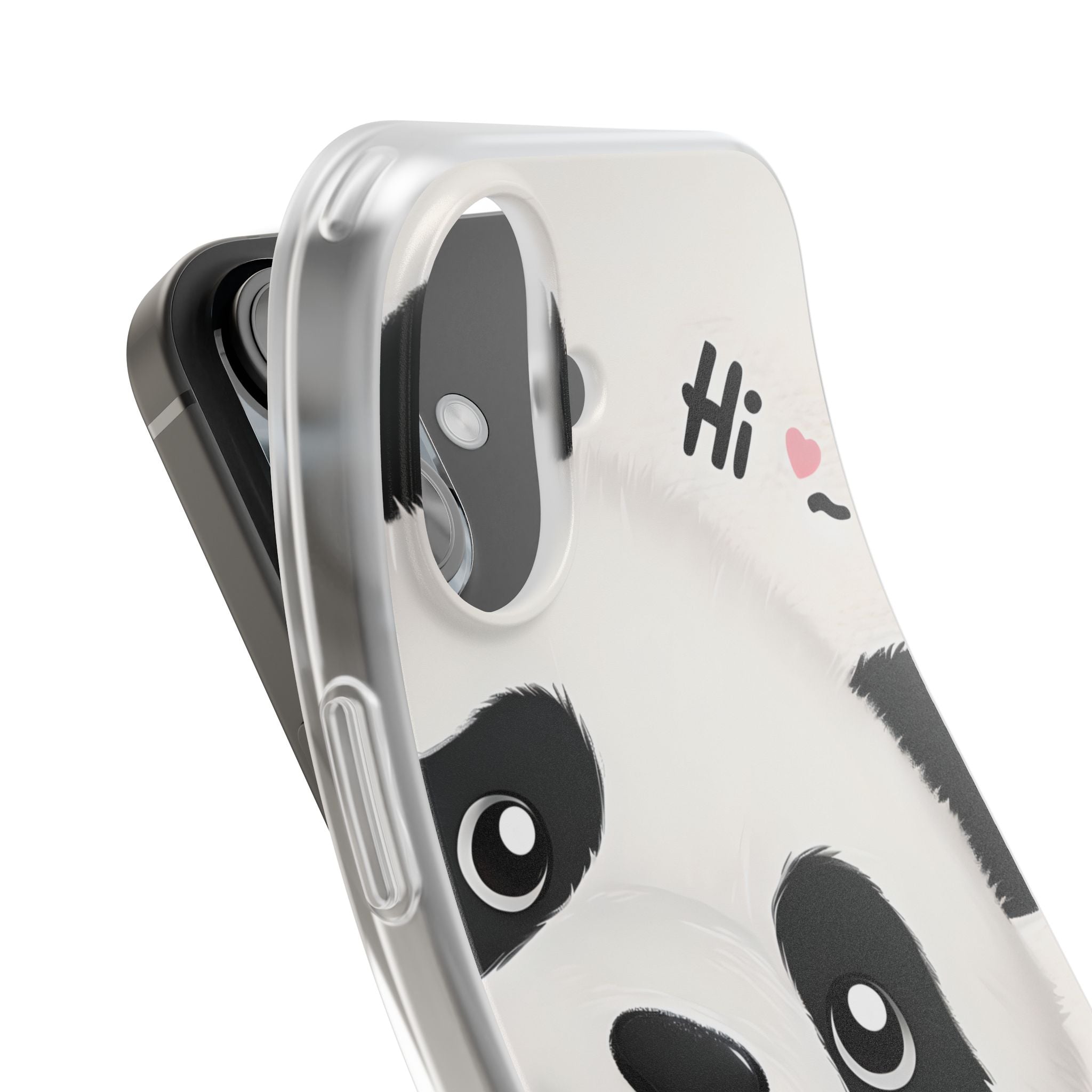 Panda Glow iPhone 16 Case - Soft