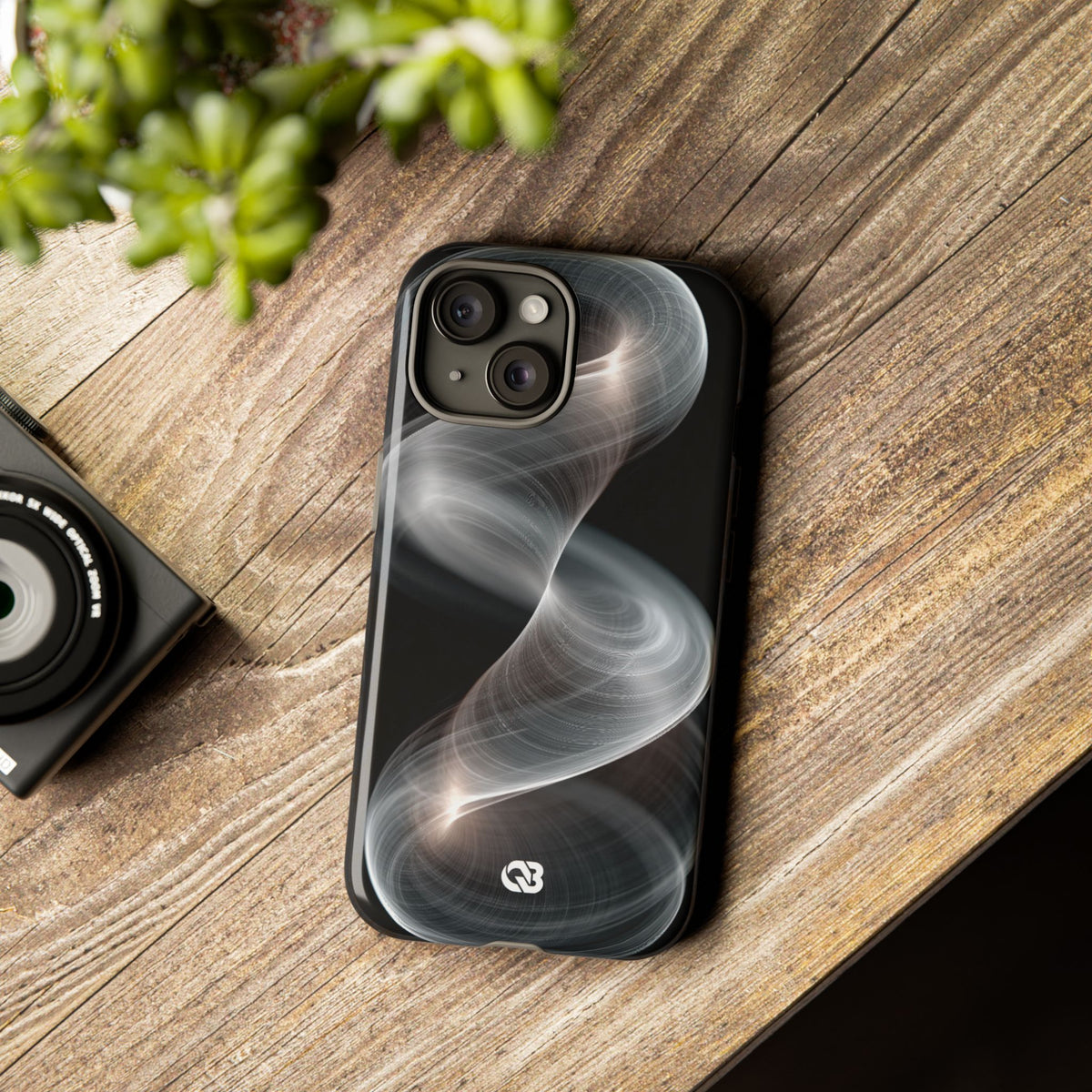 Luminous Vortex · Tough Phone Case for iPhone · Black