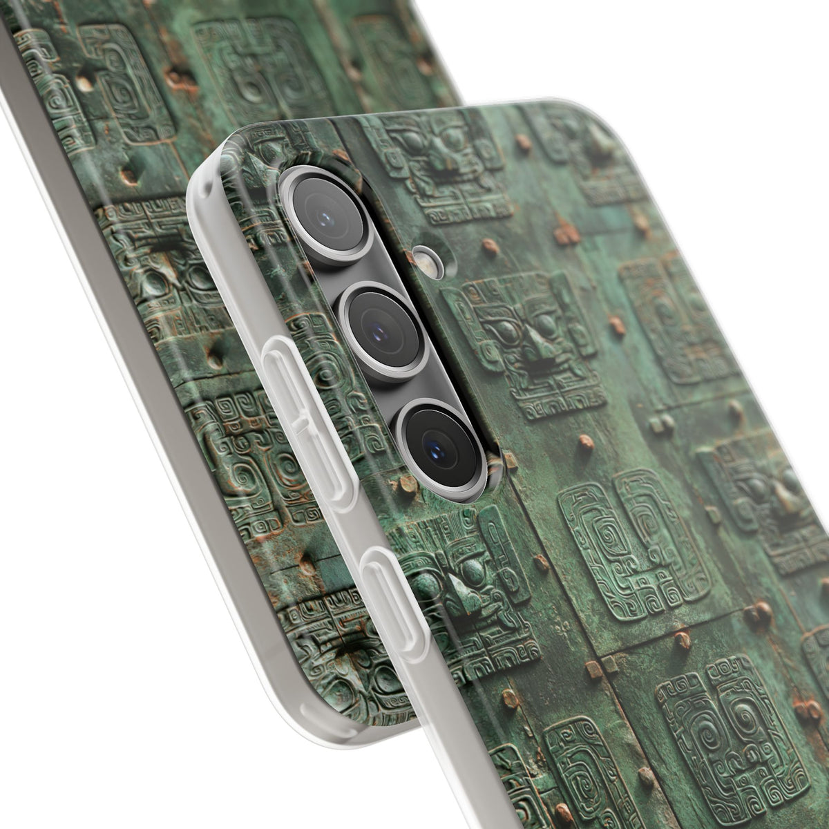 Dynastic Bronze Relief · Lite Phone Case for Samsung · Green