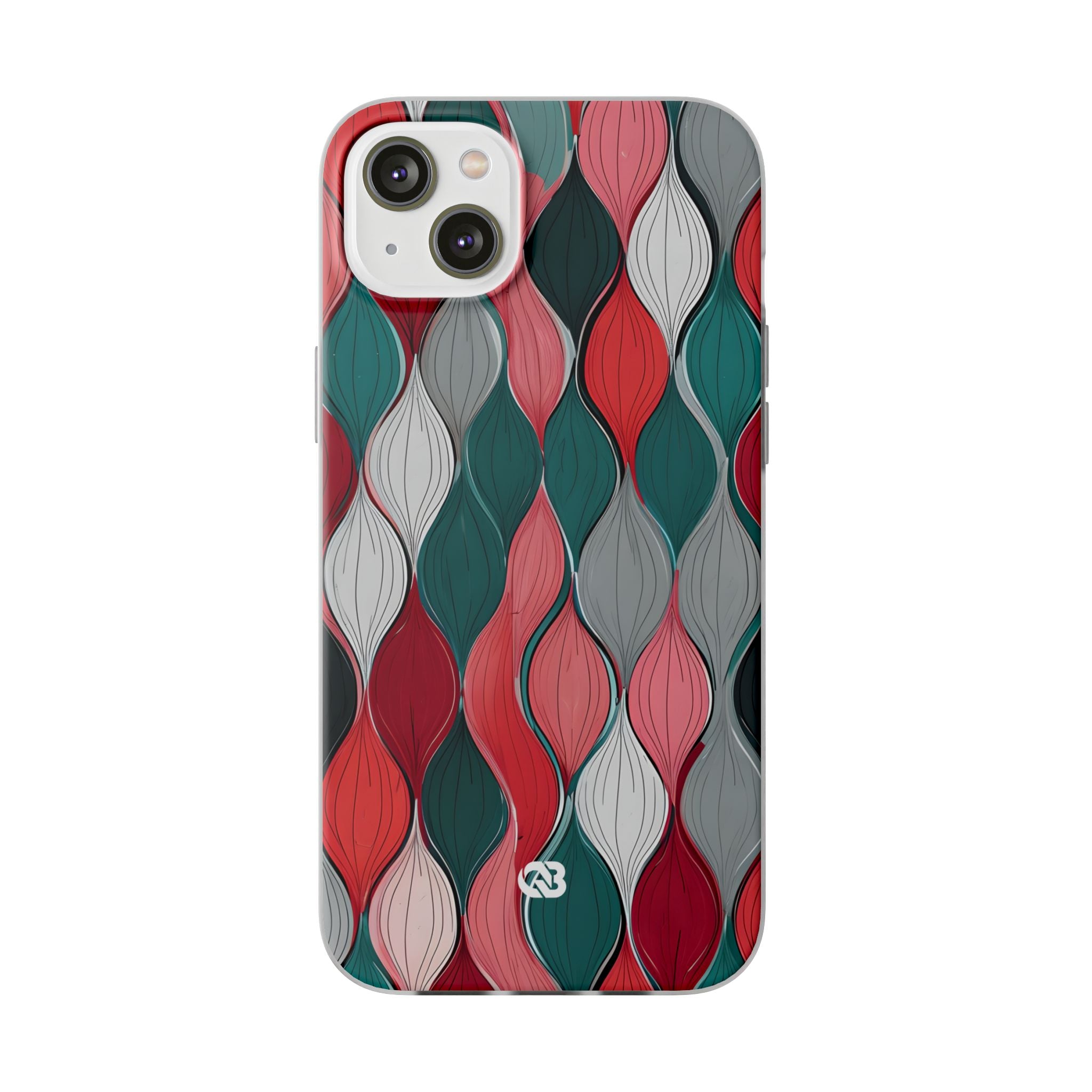 Slate Rose Ripple · Soft Phone Case for iPhone