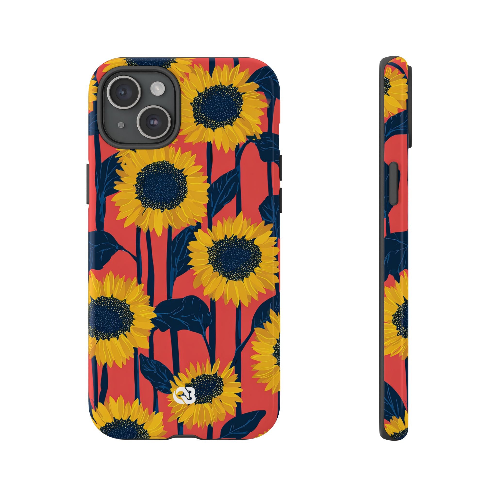 Solar Navy Bloom · Tough Phone Case for iPhone