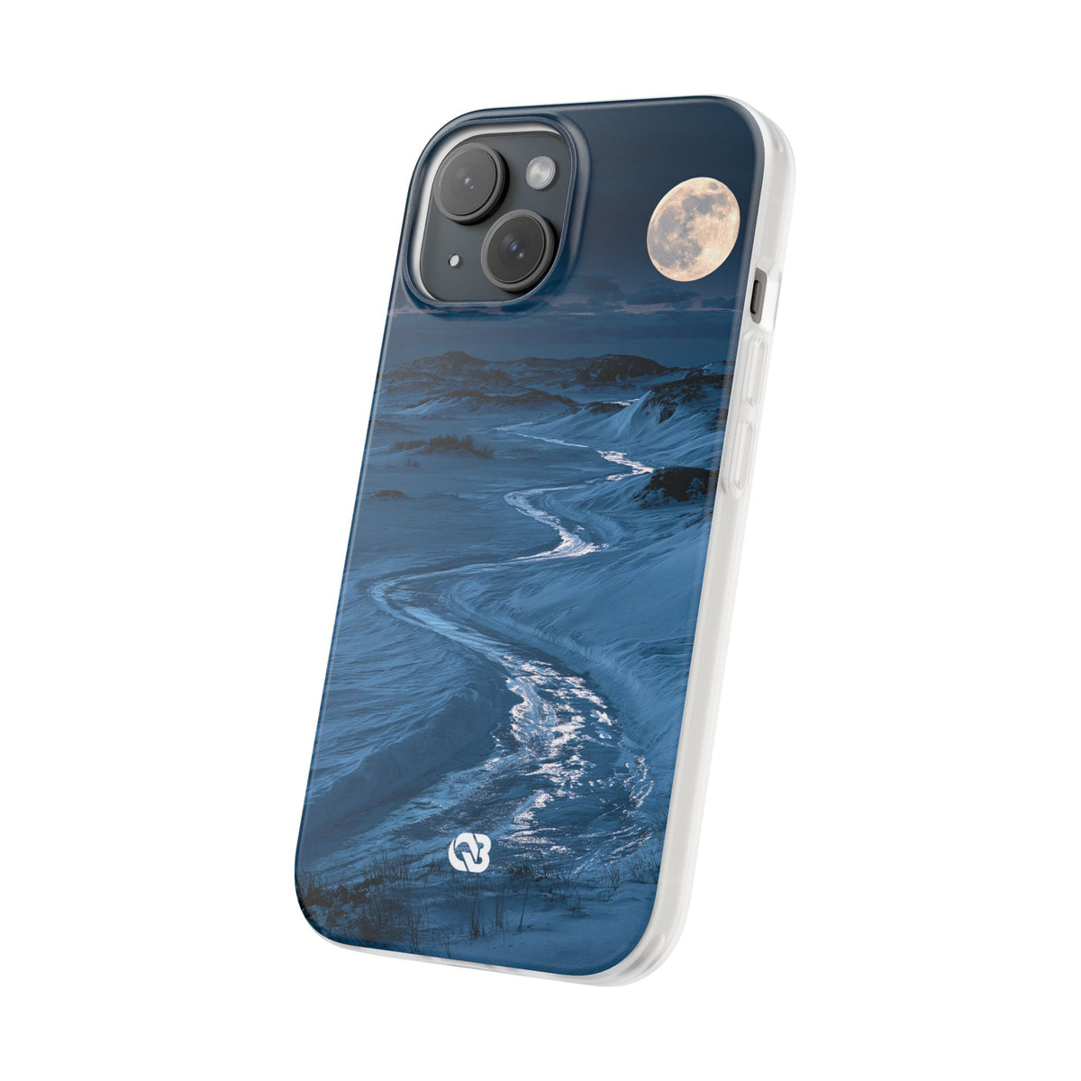 Arctic Moon Drift · Lite Phone Case for iPhone · Blue