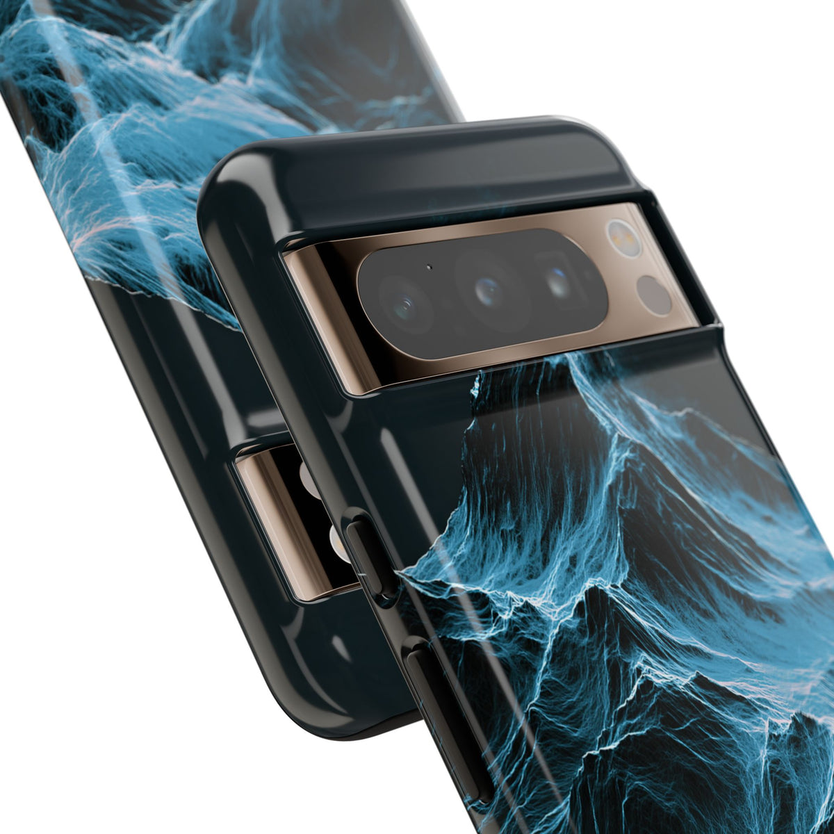 Nordic Frost Peak · Tough Phone Case for Pixel · Blue