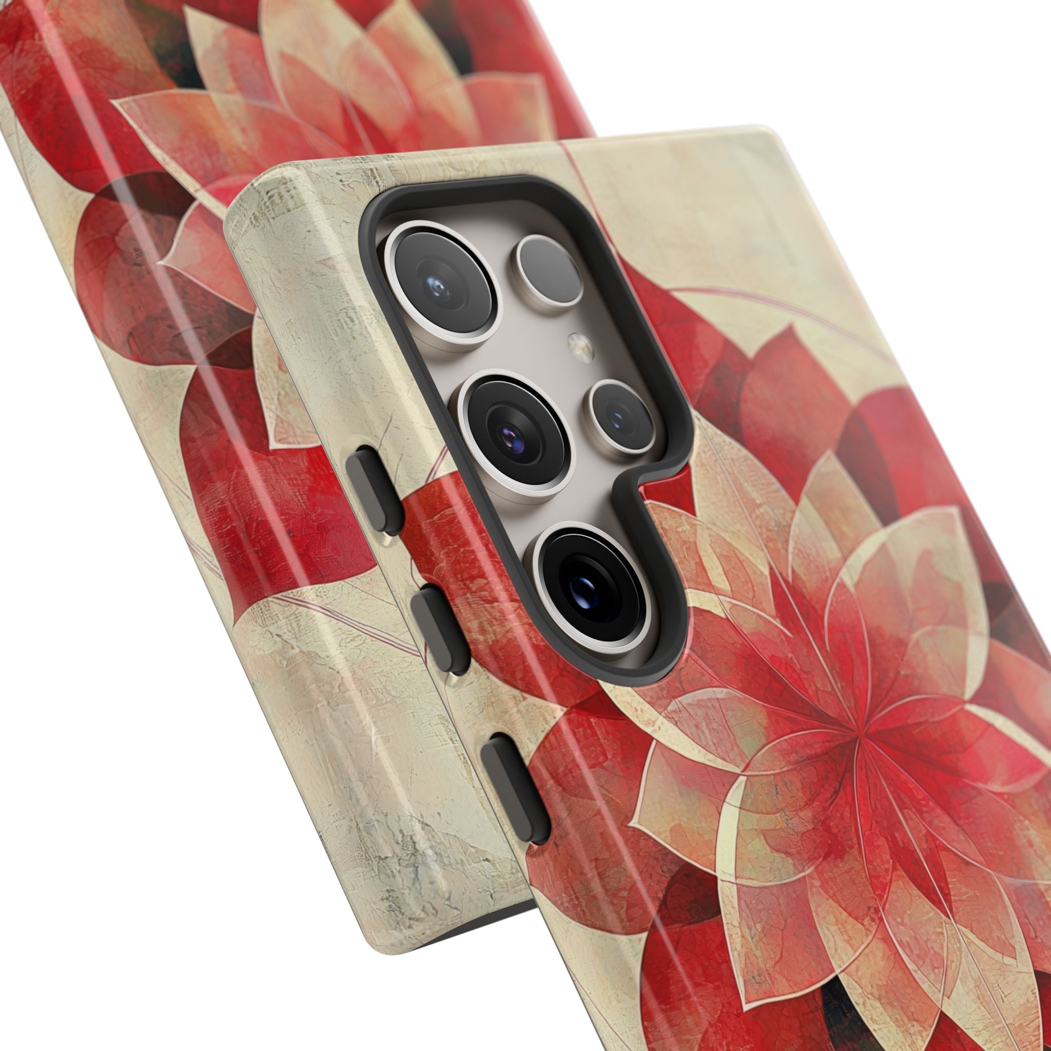 Crimson Bloom Samsung S24 Ultra Case - Tough