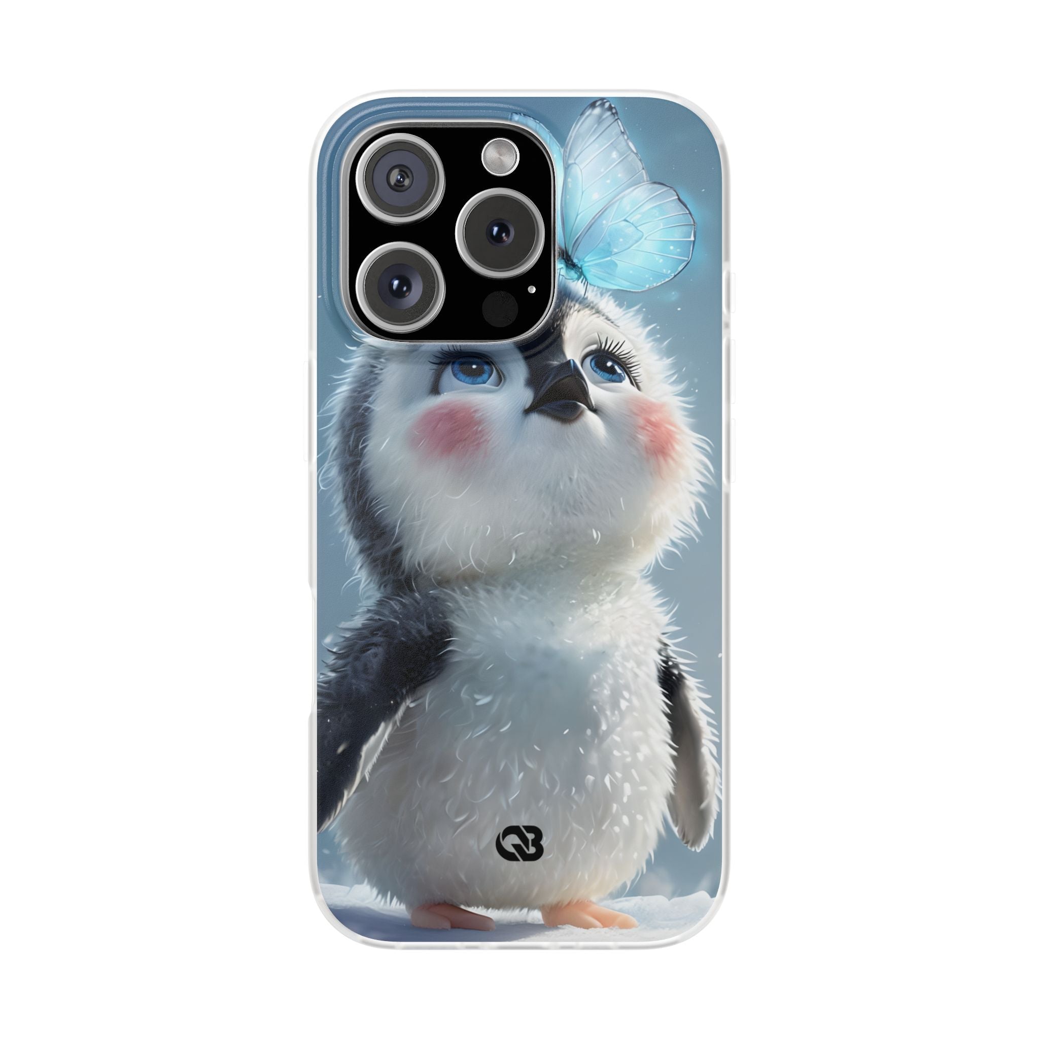 Frosty Penguin Glow · Soft Coque de téléphone pour iPhone