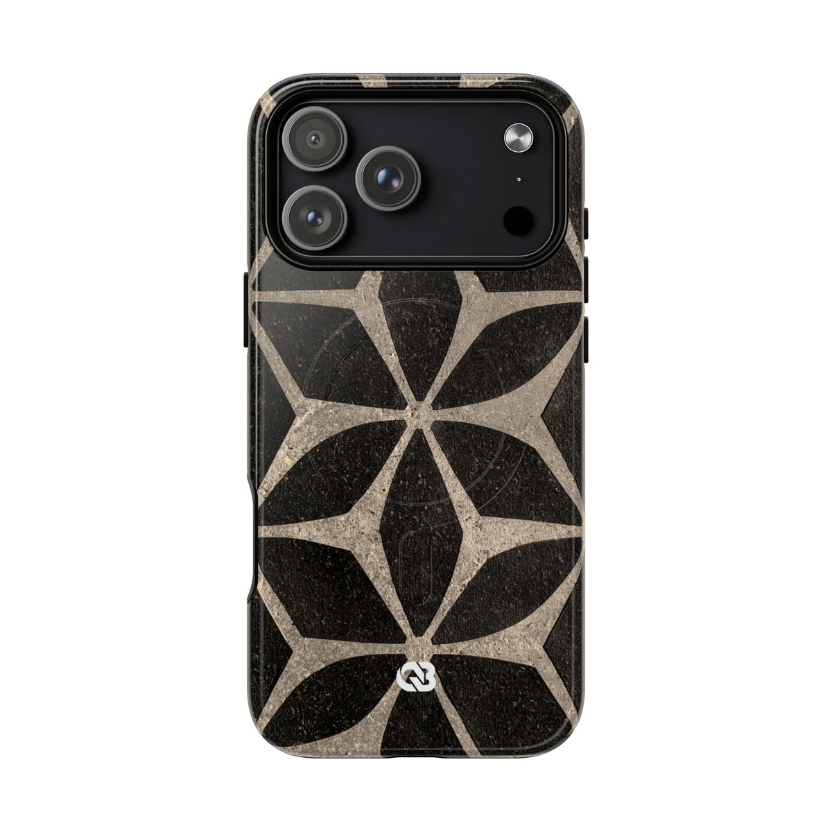 Concrete Mosaic Star · Tough 2.0 Magnetic Phone Case for iPhone · Black
