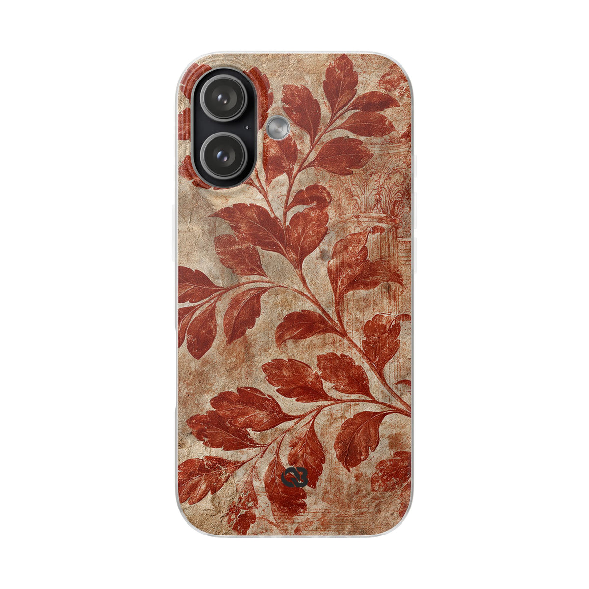 Terracotta Botanical Fresco · Lite Phone Case for iPhone · Red
