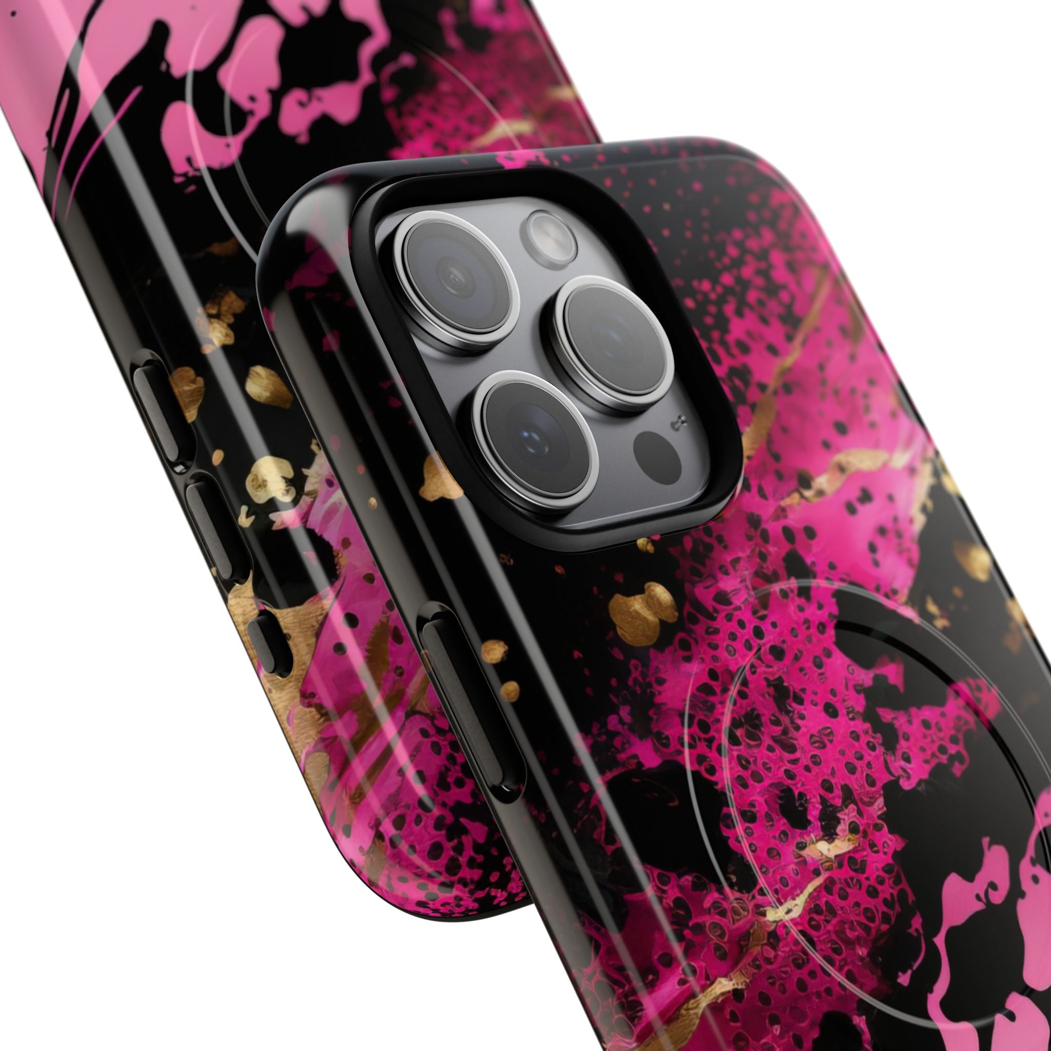 Magenta Liquid Gold · Tough+ Handyhülle für iPhone · Magsafe