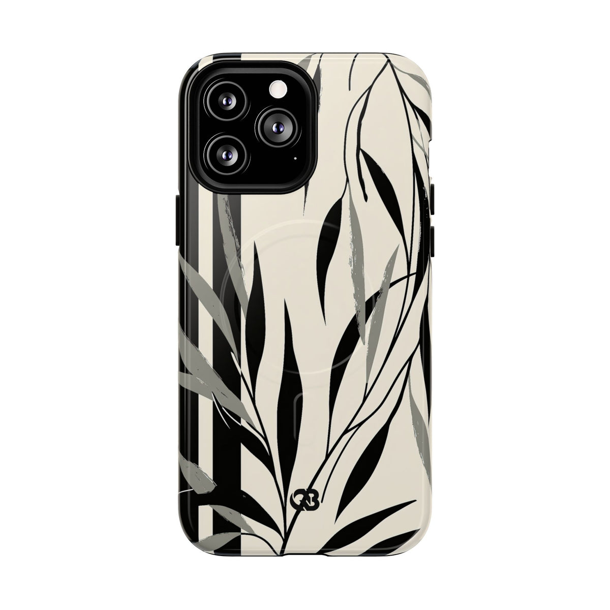 Linear Willow Study · Tough 2.0 Magnetic Phone Case for iPhone · Beige