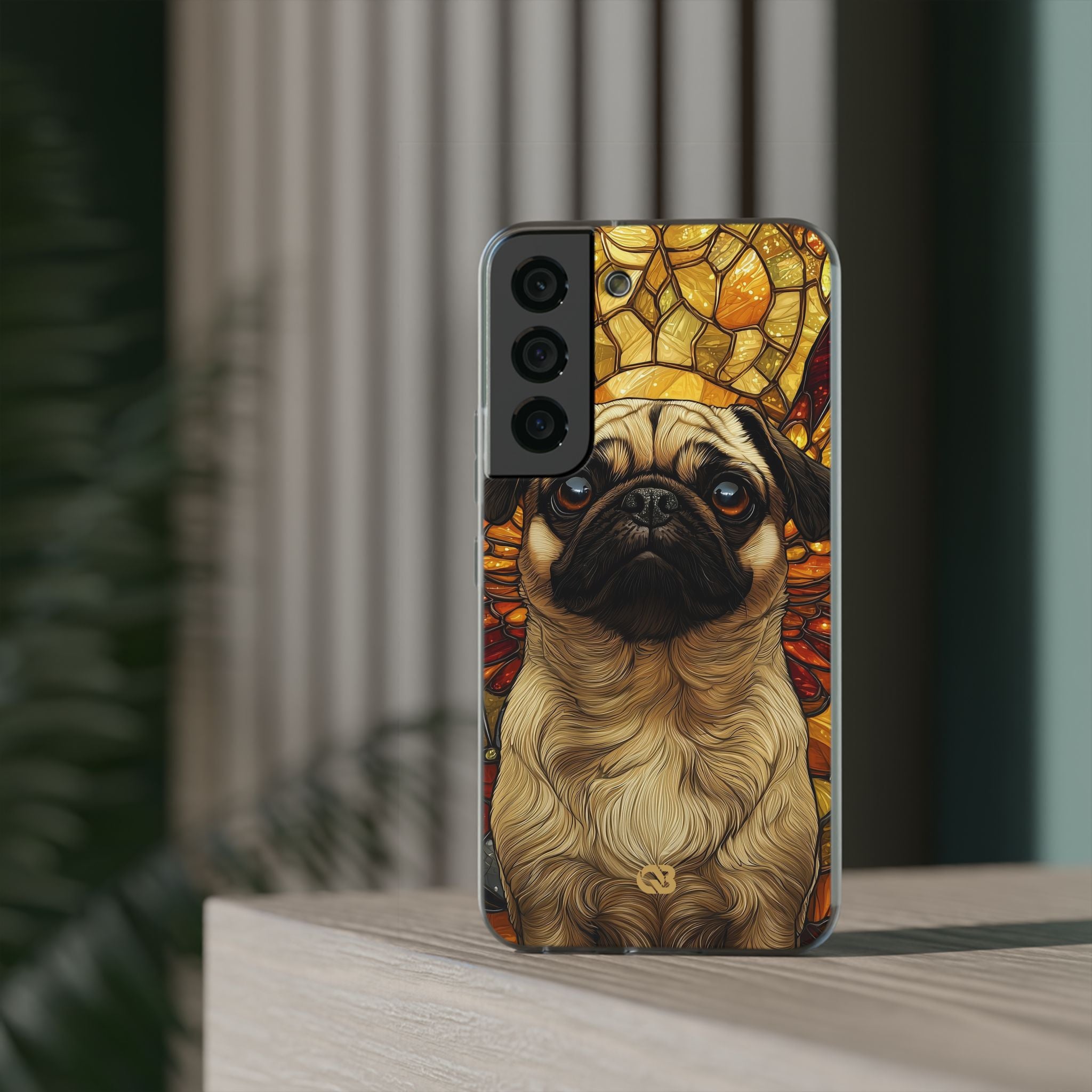 Amber Pug Divinity · Soft Phone Case for Samsung