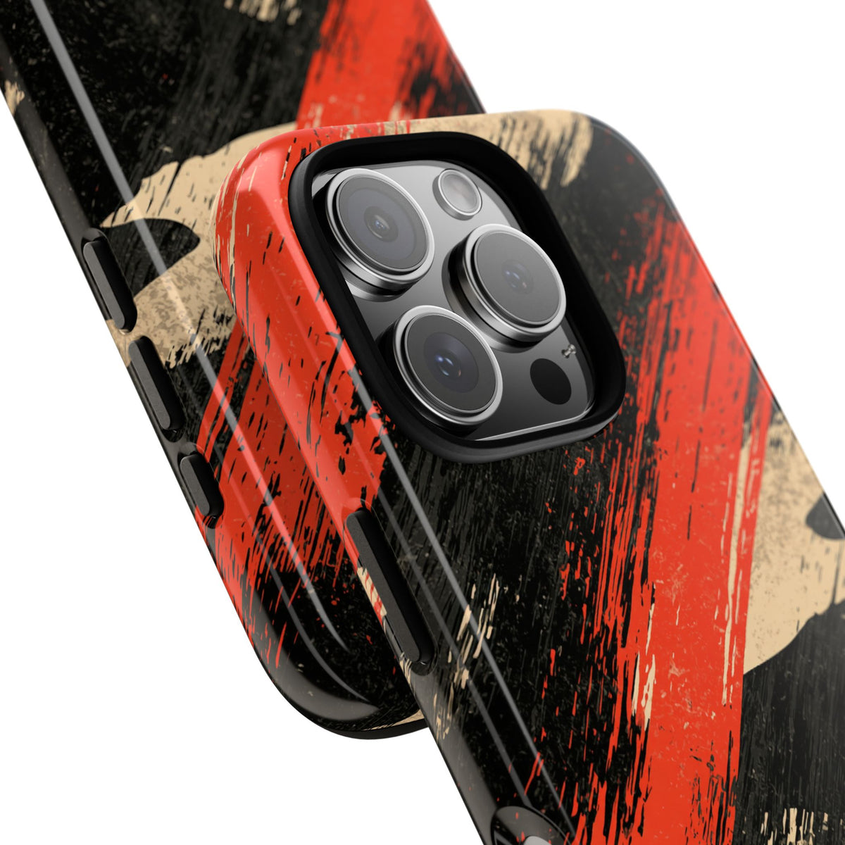 Urban Slash Camo · Tough Phone Case for iPhone · Black