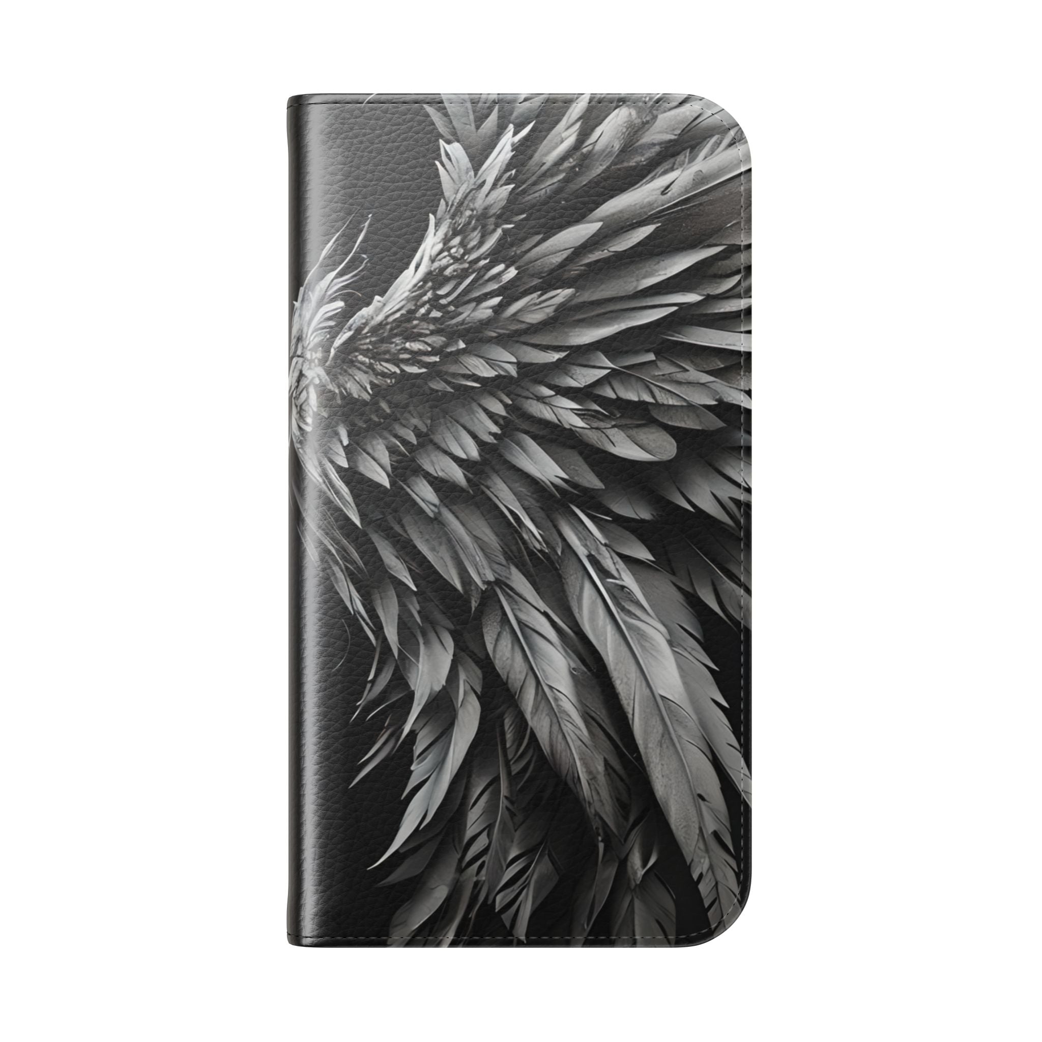Crimson Silver Wings - iPhone 16 Case - Wallet