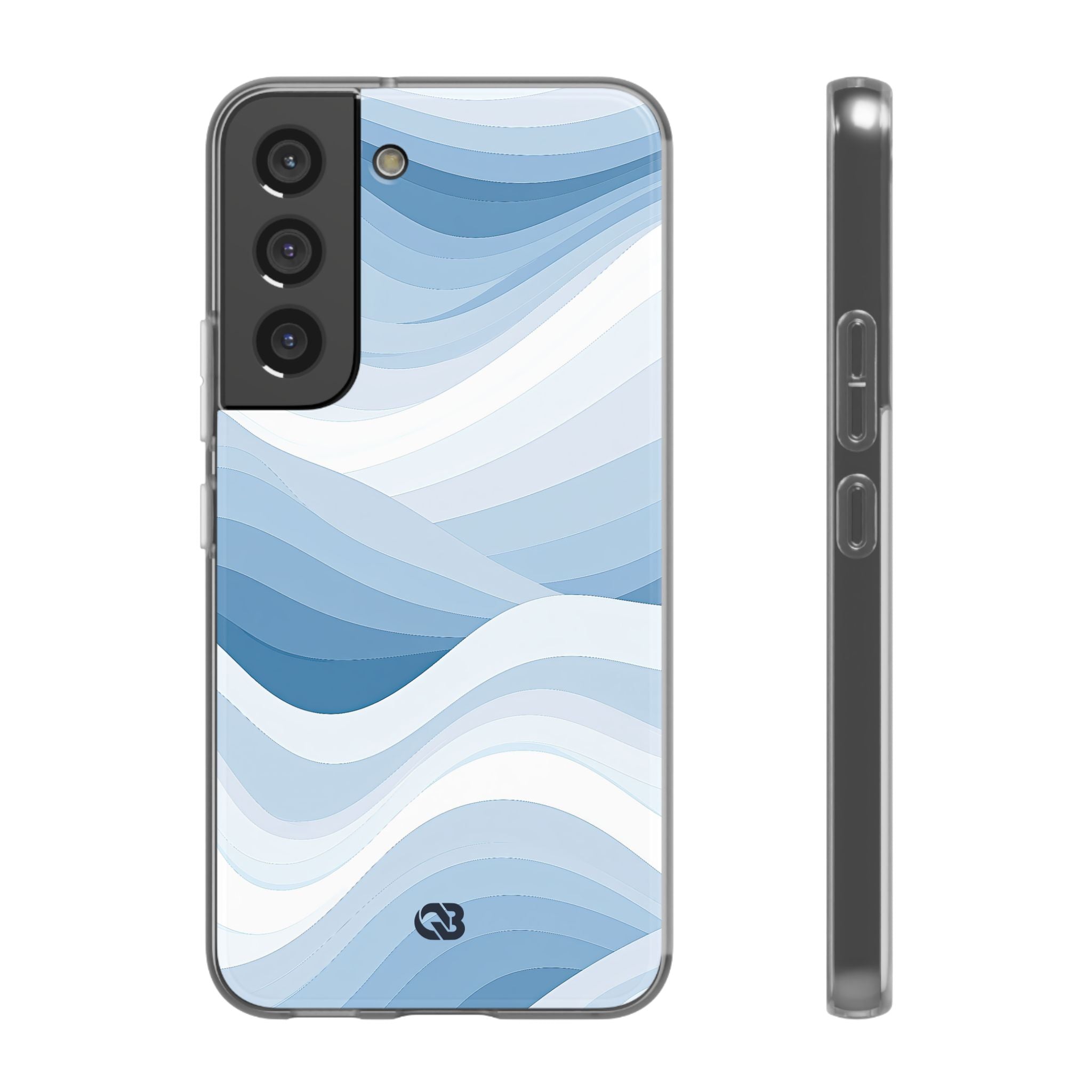 Blue Lite Phone Case for Samsung - Glacial Indigo Flow