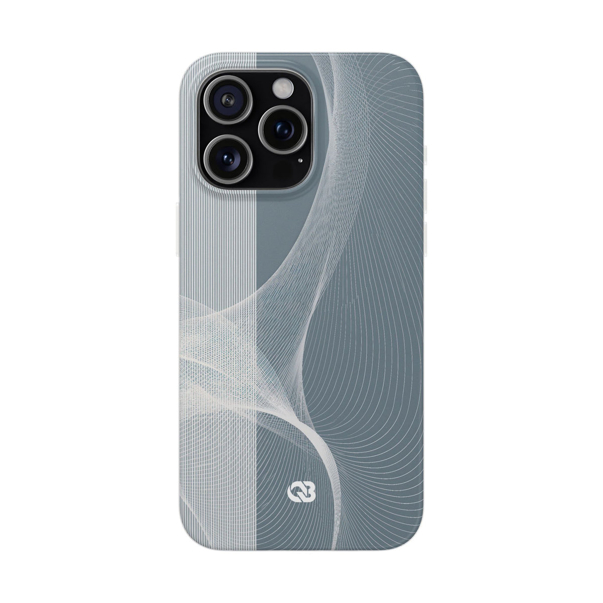 Slate Contour Drift · Lite Phone Case for iPhone · Grey