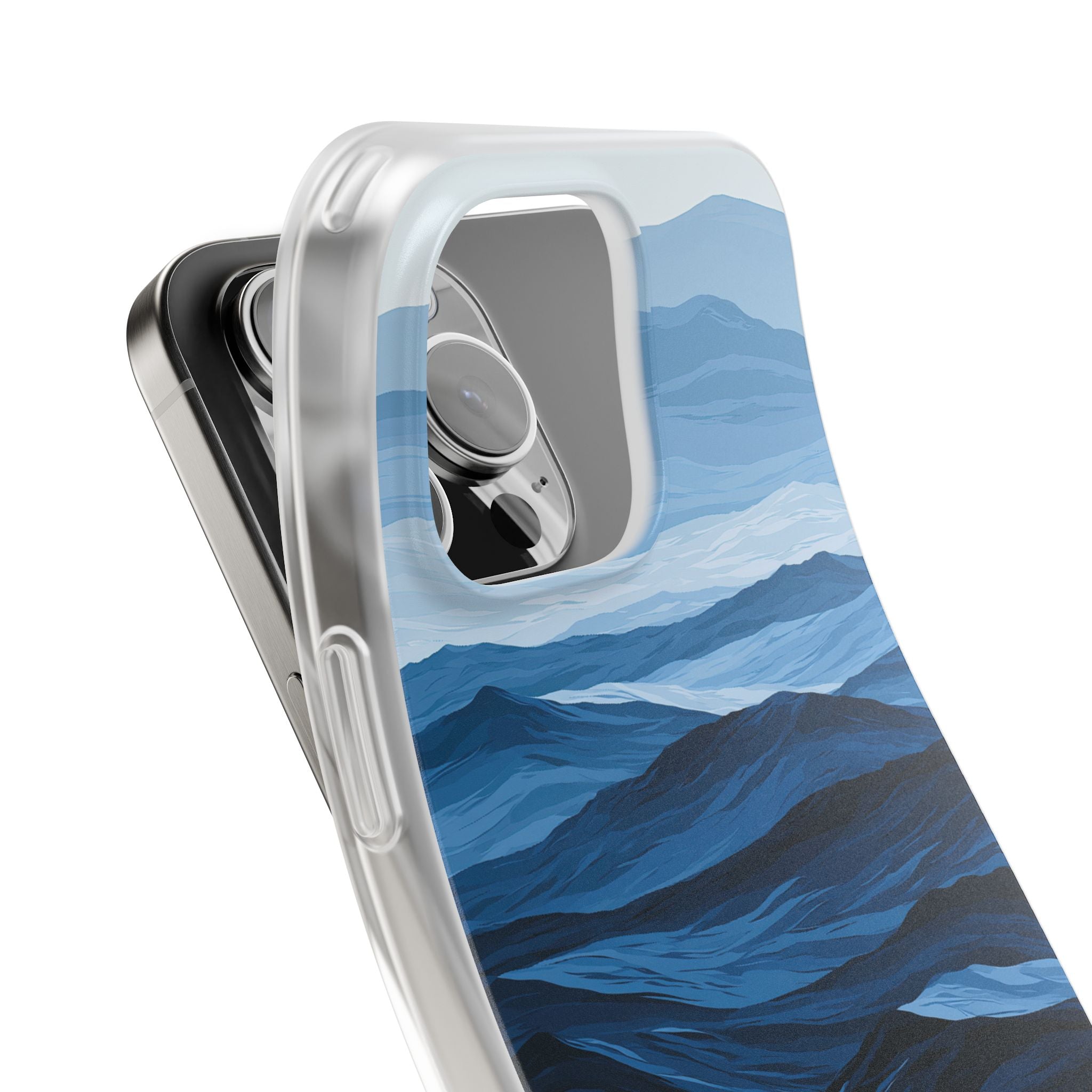 Blue Lite Phone Case for iPhone - Cobalt Ridge Tides