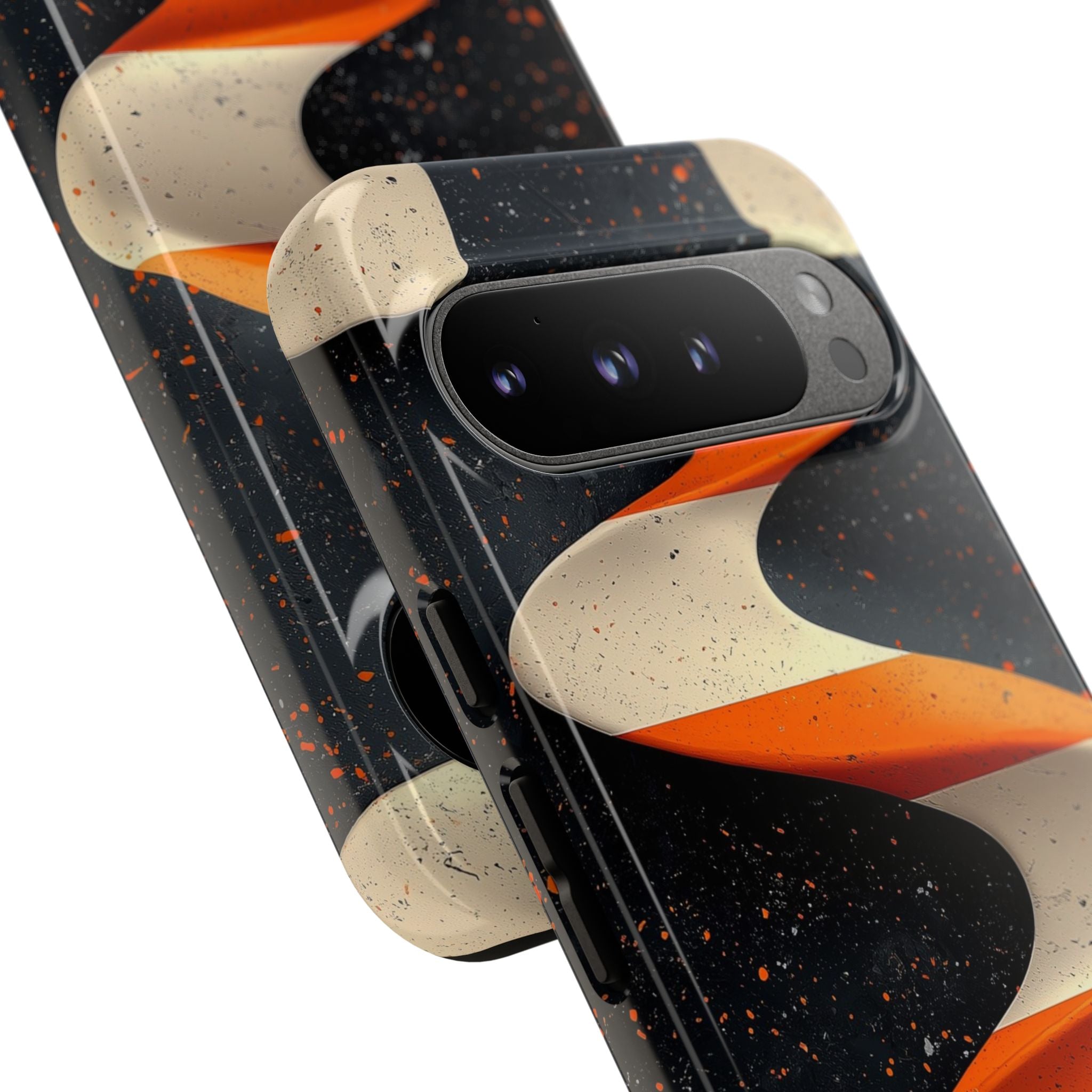 Orange Grit Twist · Tough Phone Case for Google Pixel