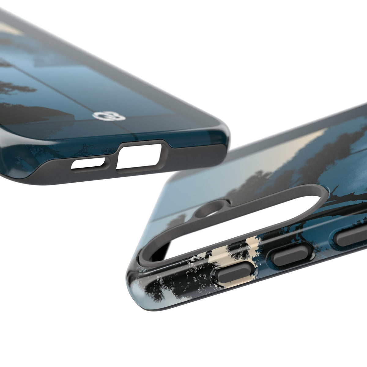 Misty Pine Horizon · Tough Phone Case for Samsung · Teal