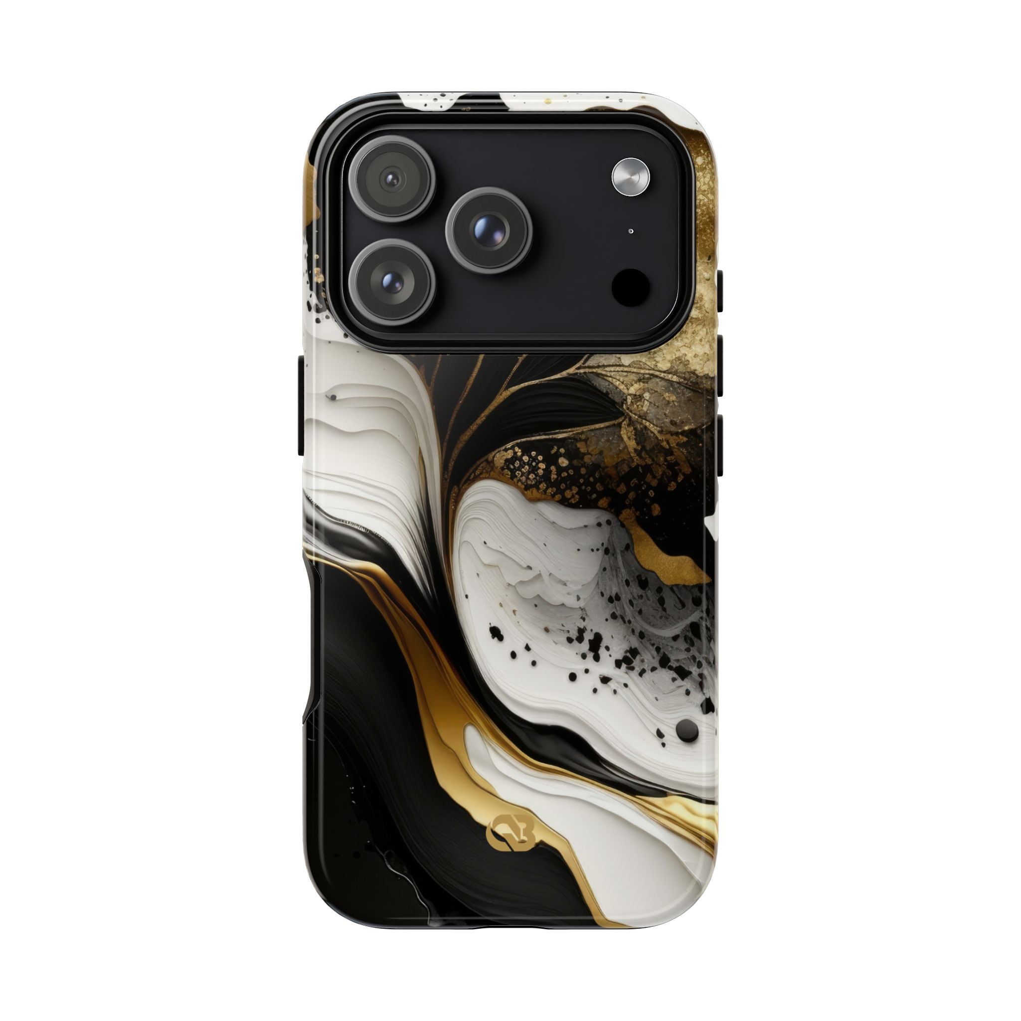 Molten Onyx Gold · Tough Etui na telefon dla iPhone