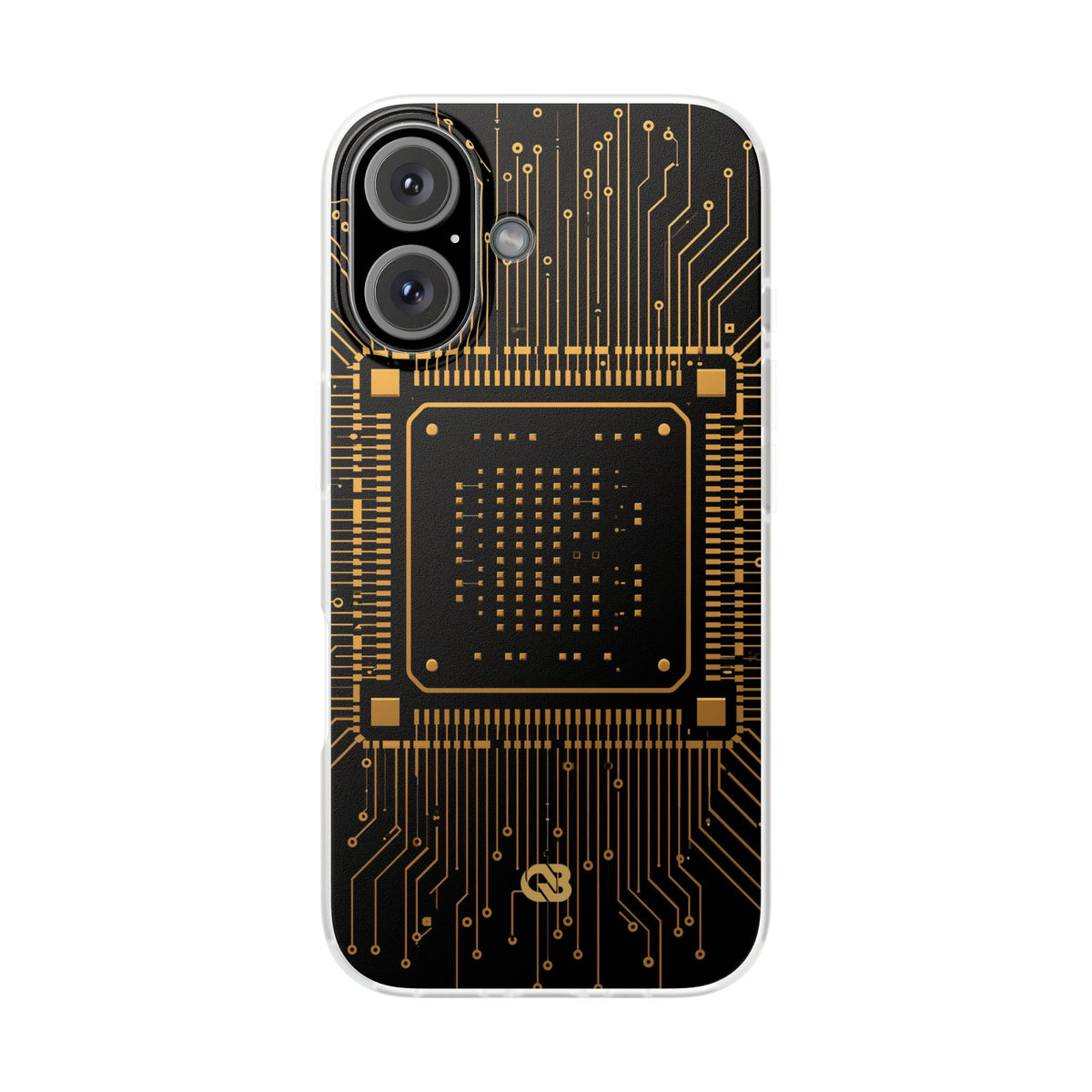 Gold Lite Phone Case for iPhone - Cyber Gold Processor