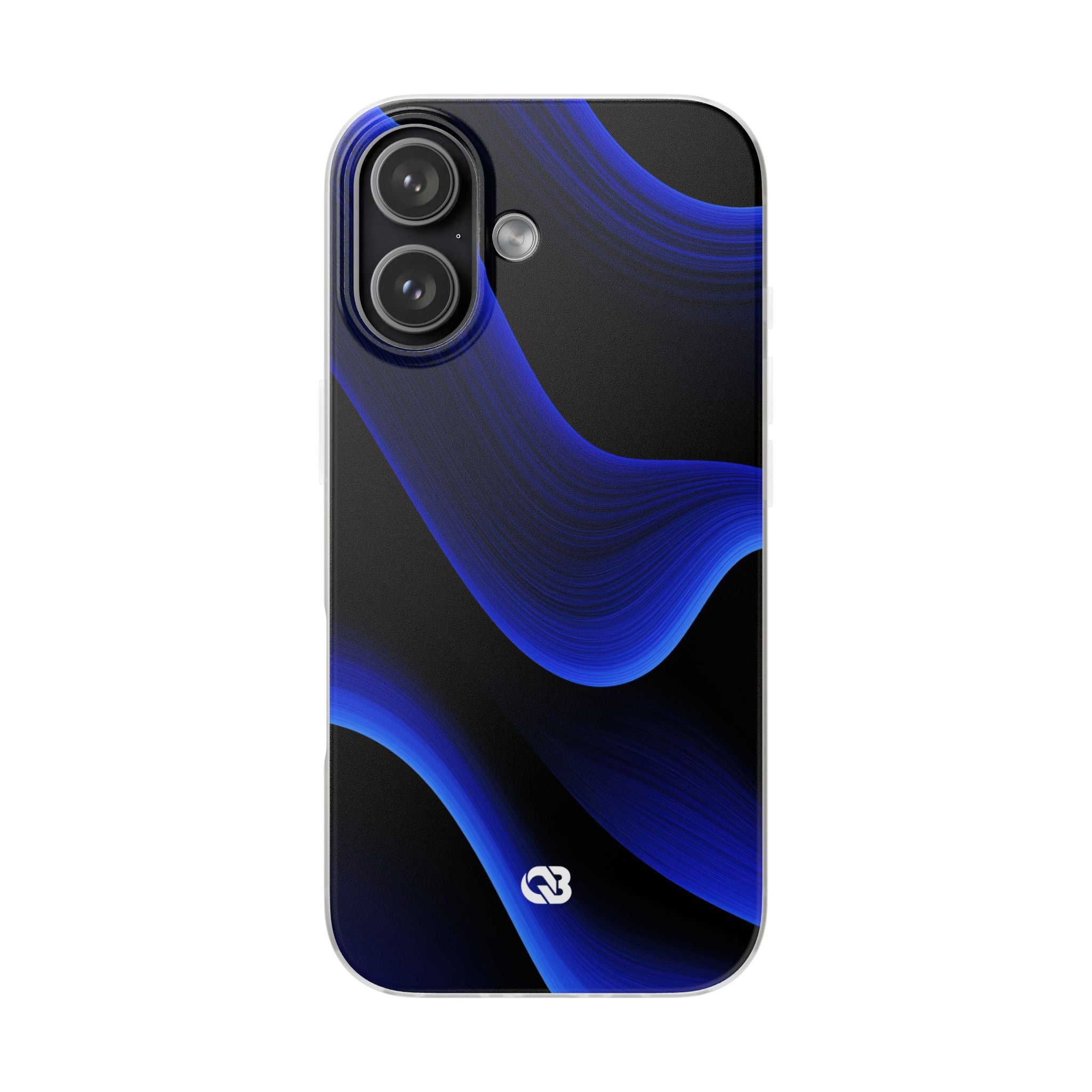 Blue Lite Phone Case for iPhone - Electric Cobalt Flow