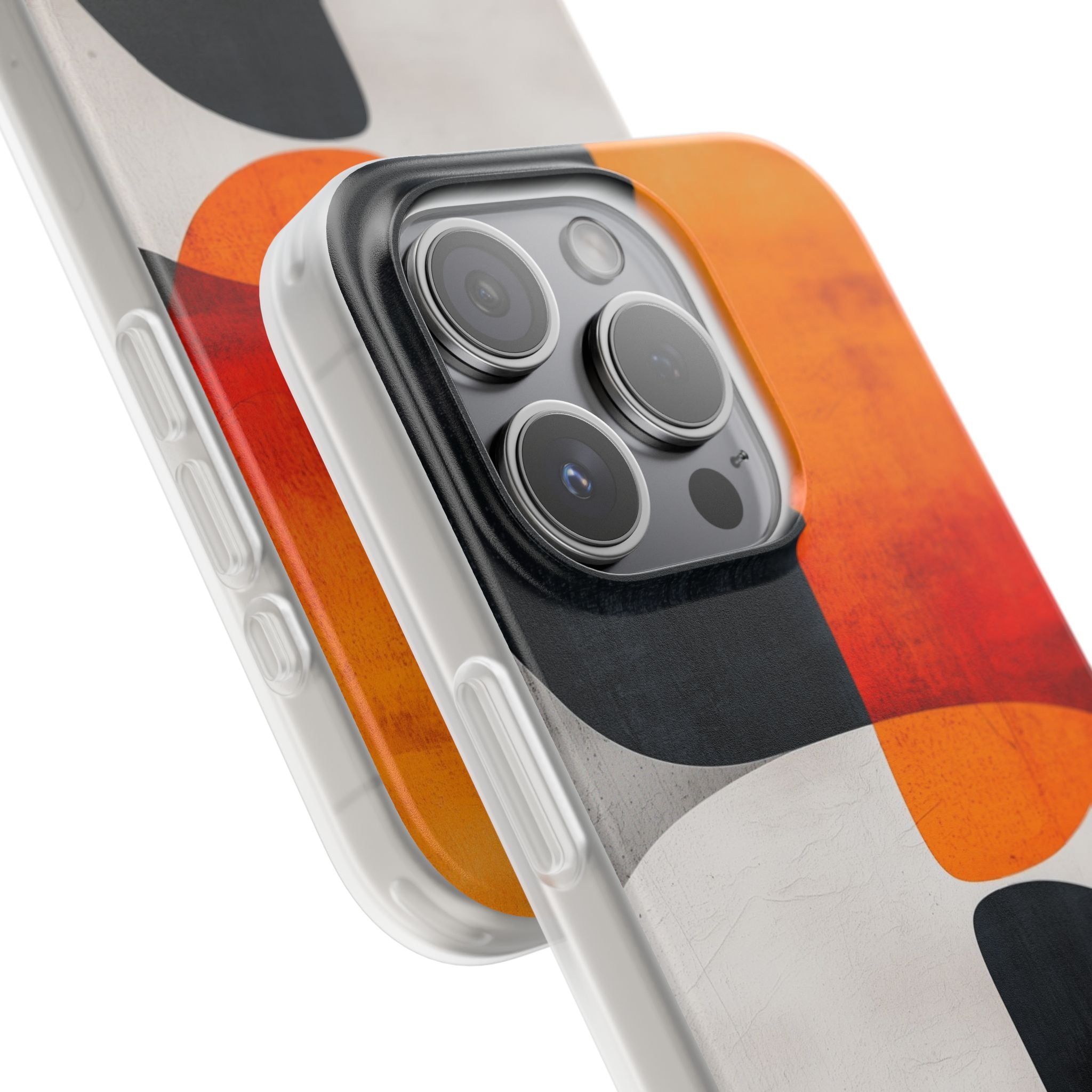 Burnt Amber Flow · Soft Phone Case for iPhone