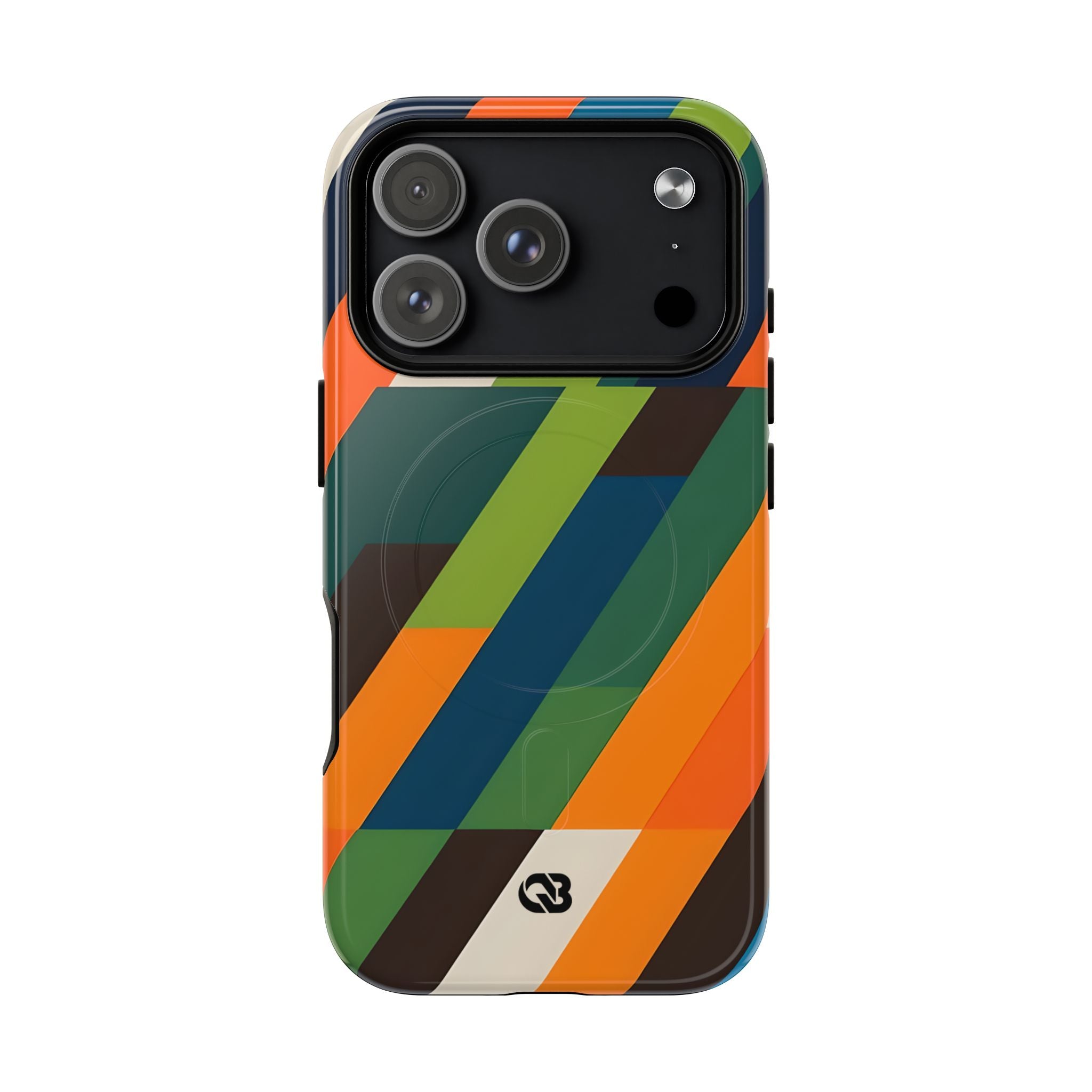 Angled Retro Mosaic · Tough+ Phone Case for iPhone · Magsafe