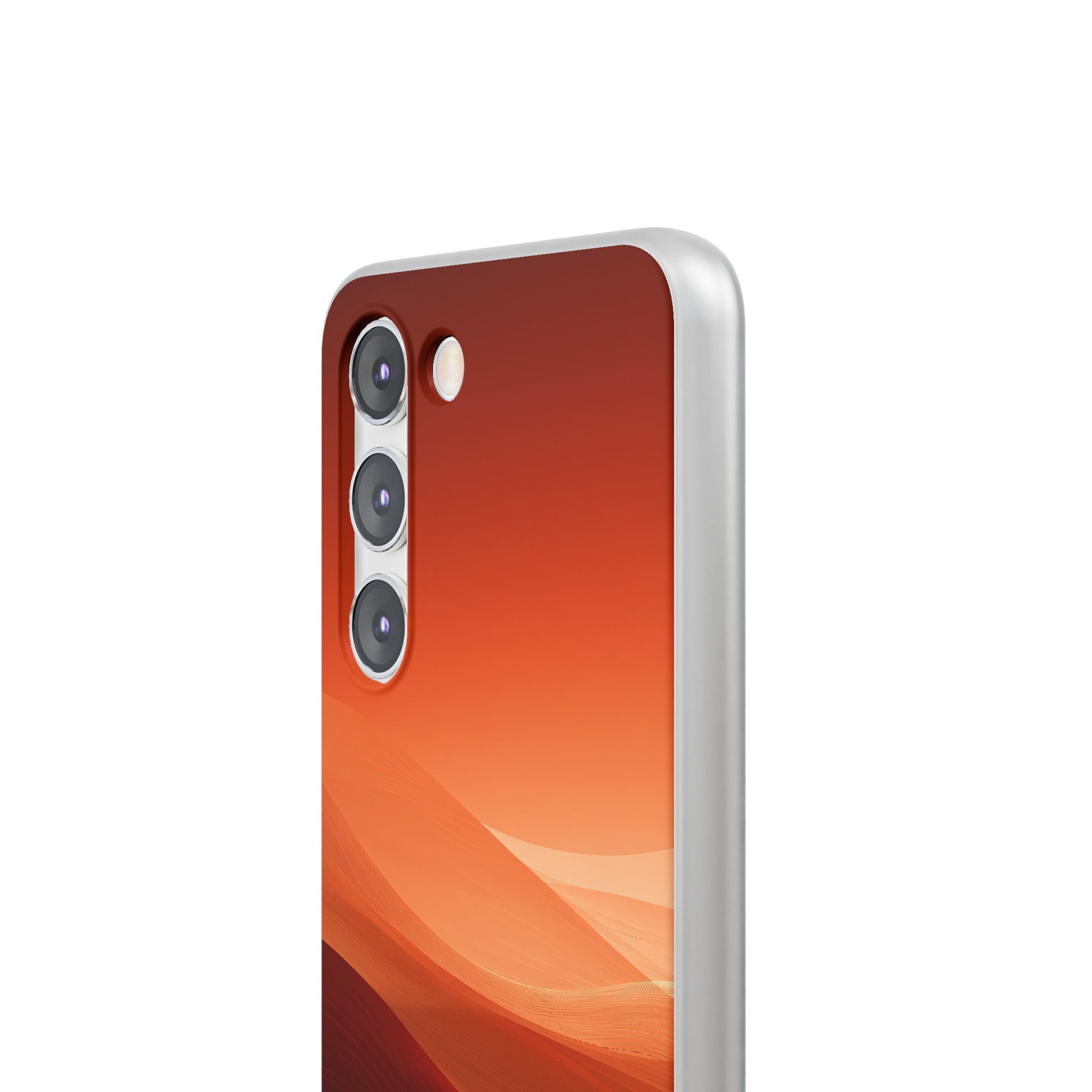 Orange Lite Phone Case for Samsung - Crimson Dune Gradient