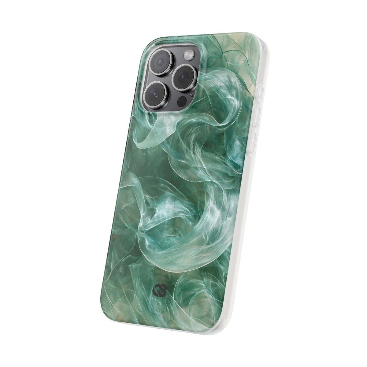 Translucent Aqua Flow · Lite Phone Case for iPhone · Teal