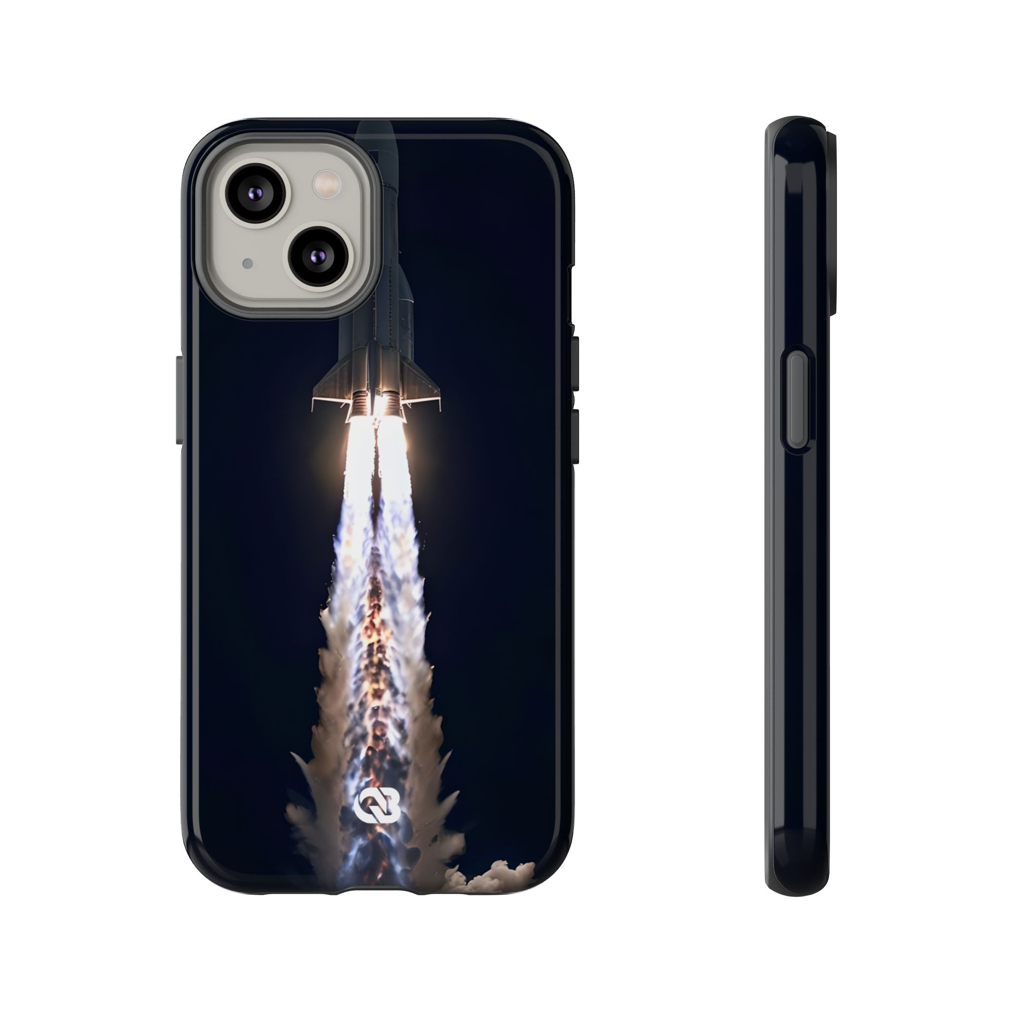 Obsidian Rocket Ascent · Tough Phone Case for iPhone