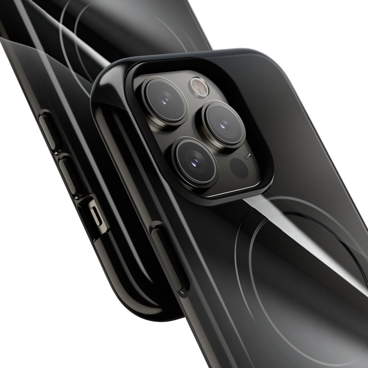 Obsidian Ridge · Tough 2.0 Magnetic Phone Case for iPhone · Black