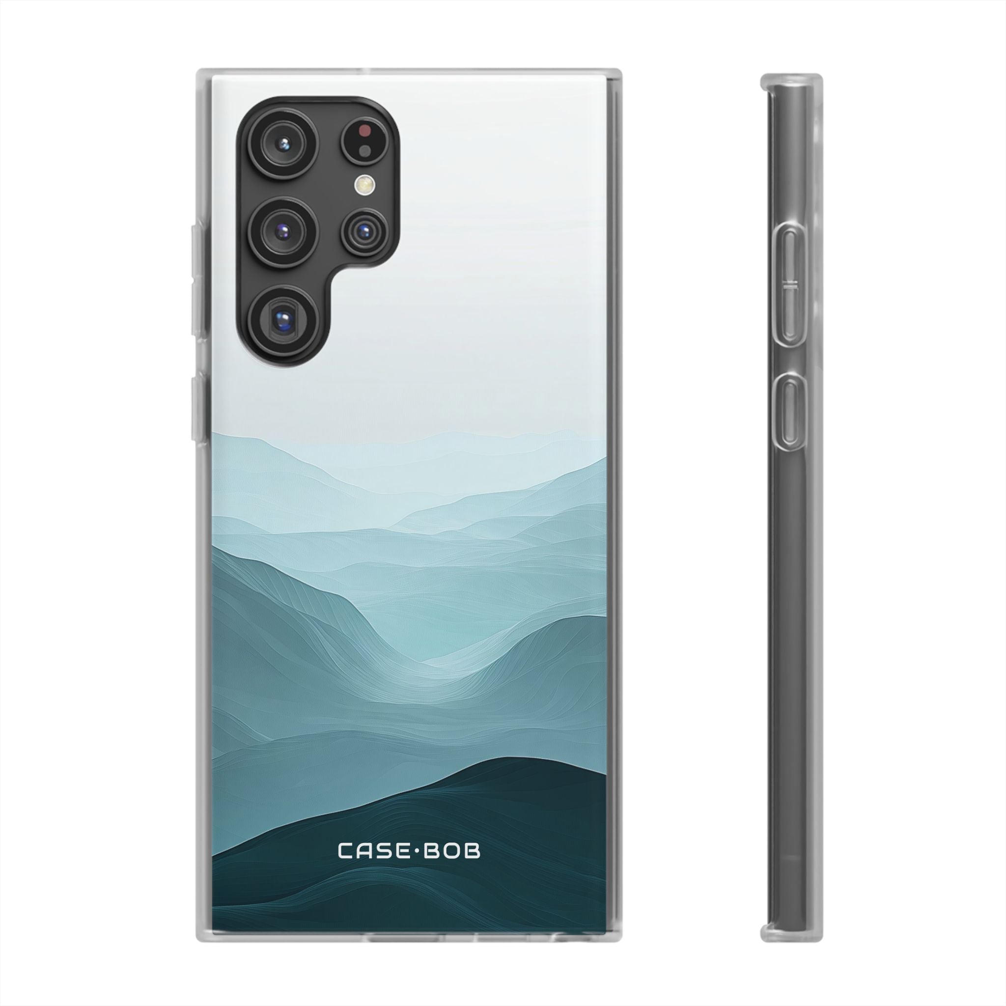 Teal Mist Mountains Samsung S22 Ultra Case - Soft