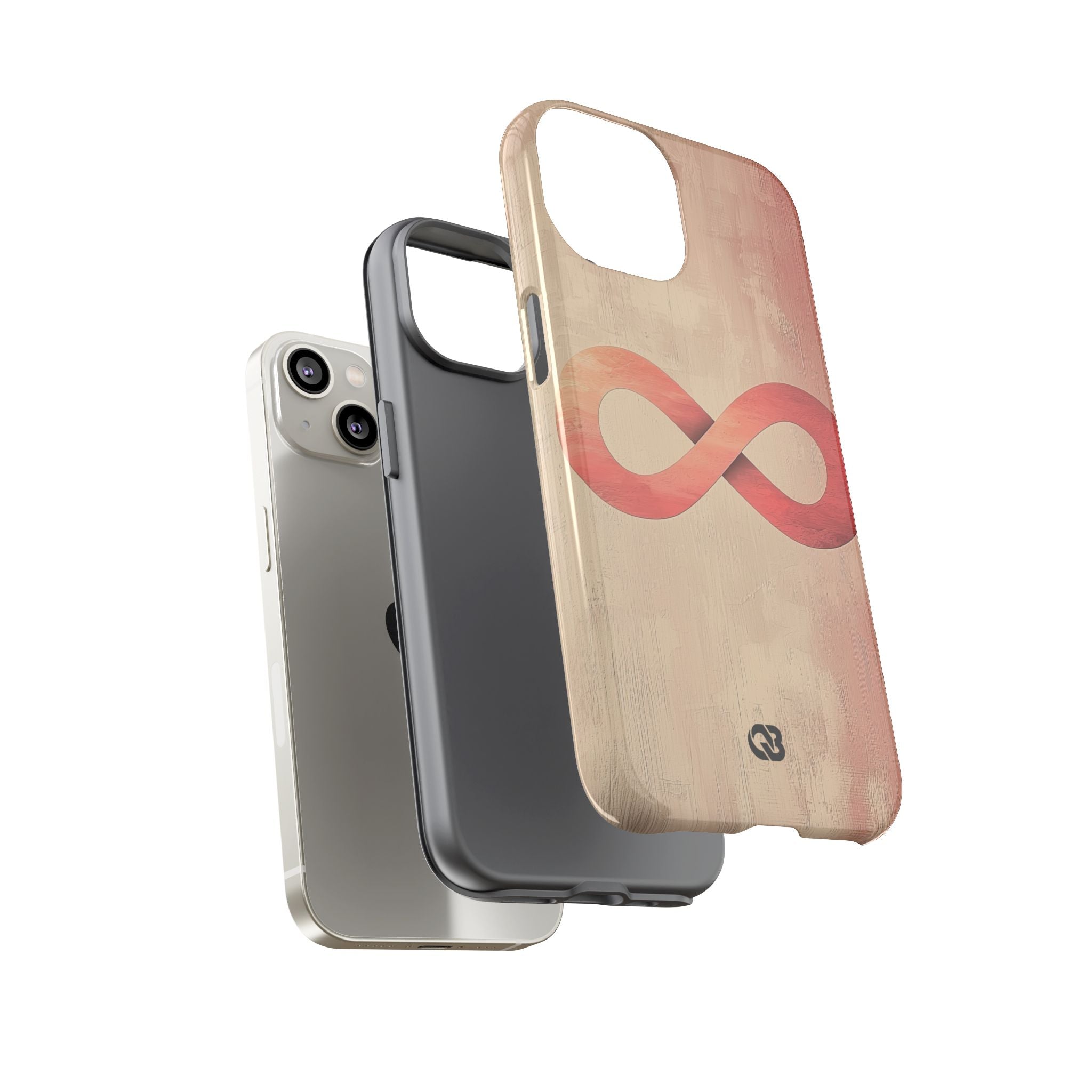 Terracotta Infinity Stroke · Tough Phone Case for iPhone