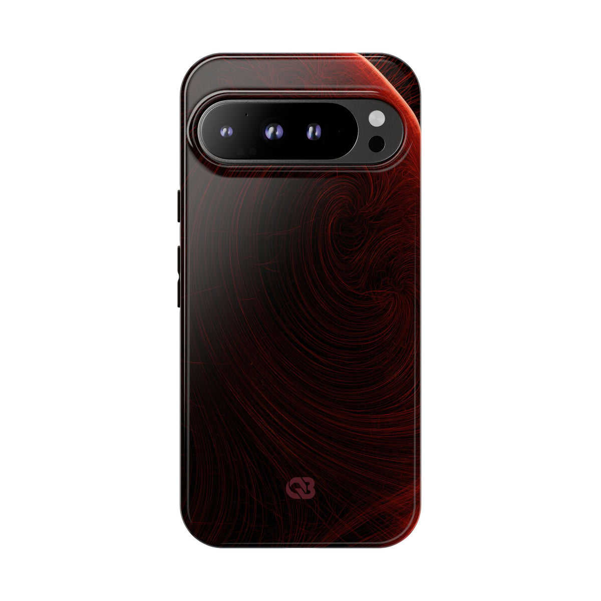 Red Tough Phone Case for Google Pixel - Crimson Flare Flux