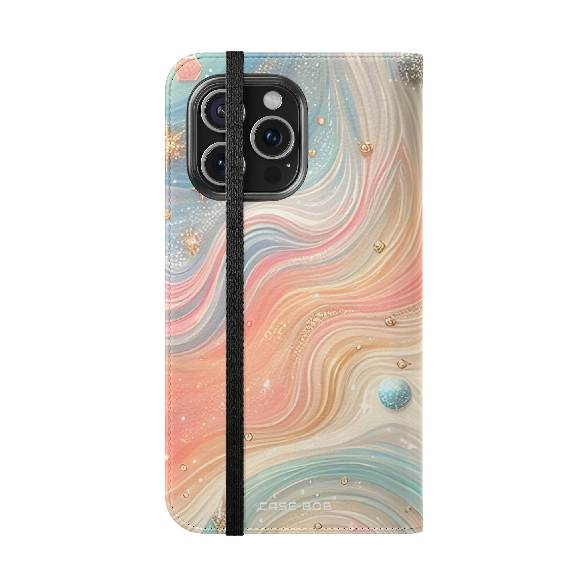 Celestial Waves - iPhone 15 Pro Max Case - Wallet
