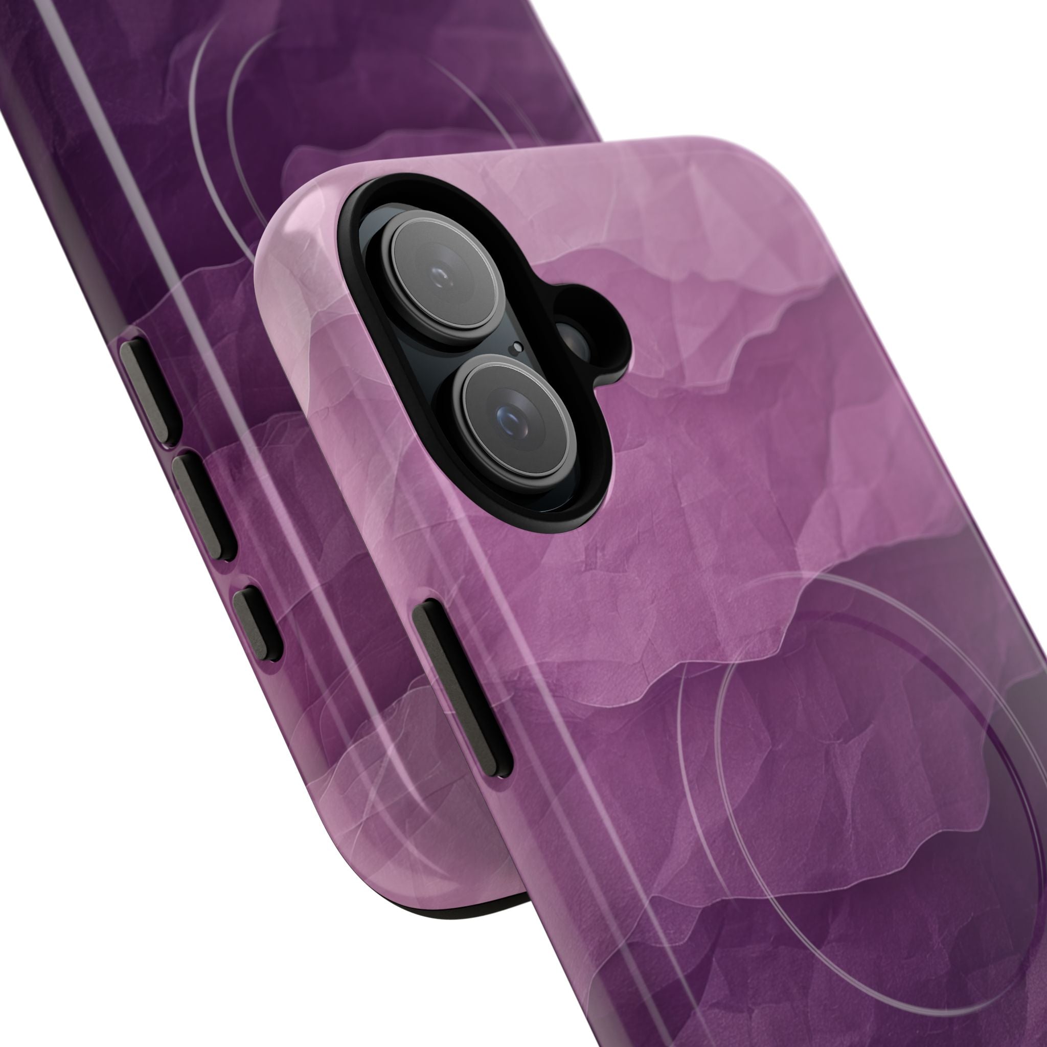 Purple Wave Layers iPhone 16 Plus Case - Tough+
