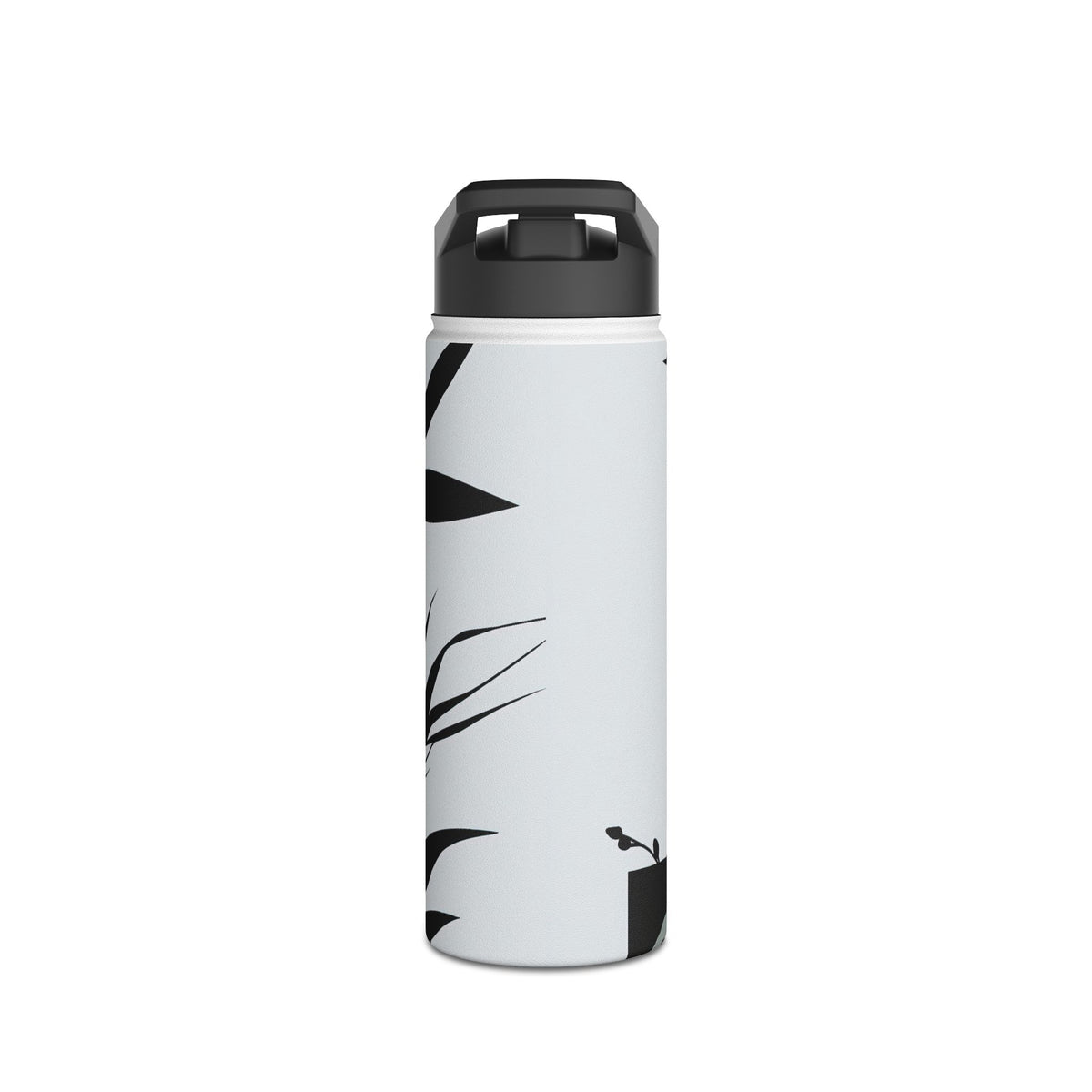 Zen Bamboo Silhouette · Insulated Water Bottle · Green