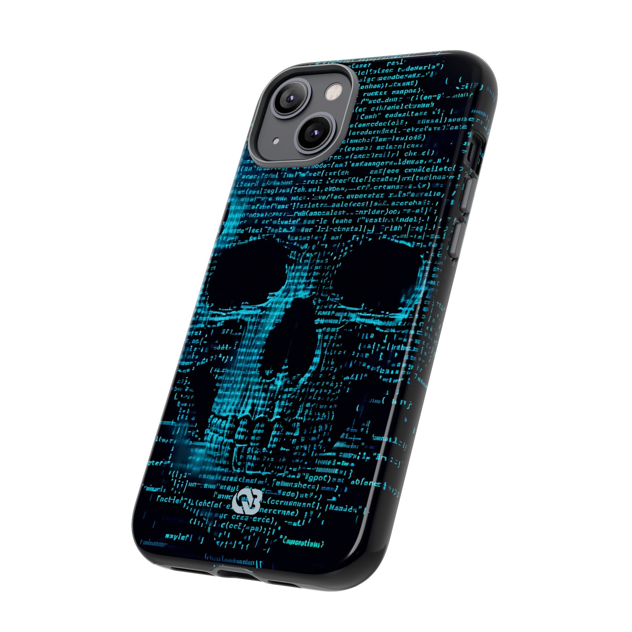 Cyan Glitch Skull · Tough